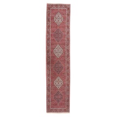 Vintage Persian Bijar Rug Runner