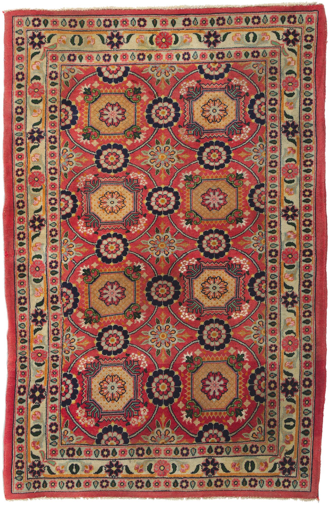Persischer Bijar-Teppich im Vintage-Stil, zeitlose Eleganz trifft auf maurischen Charme im Angebot 4