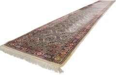Vintage Indian Bijar Carpet, 02'08 x 19'07