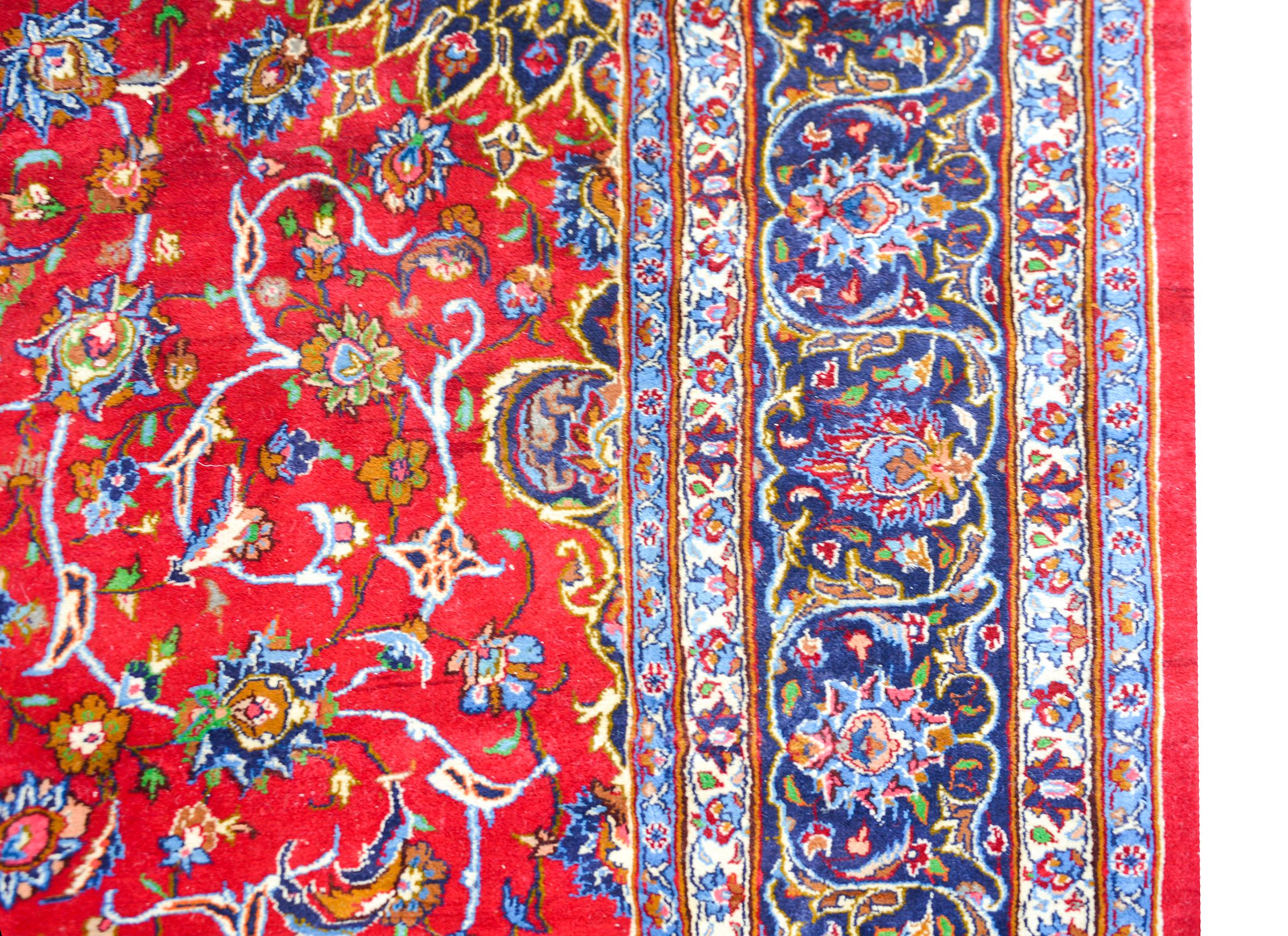 20th Century Vintage Persian Birjand Rug For Sale