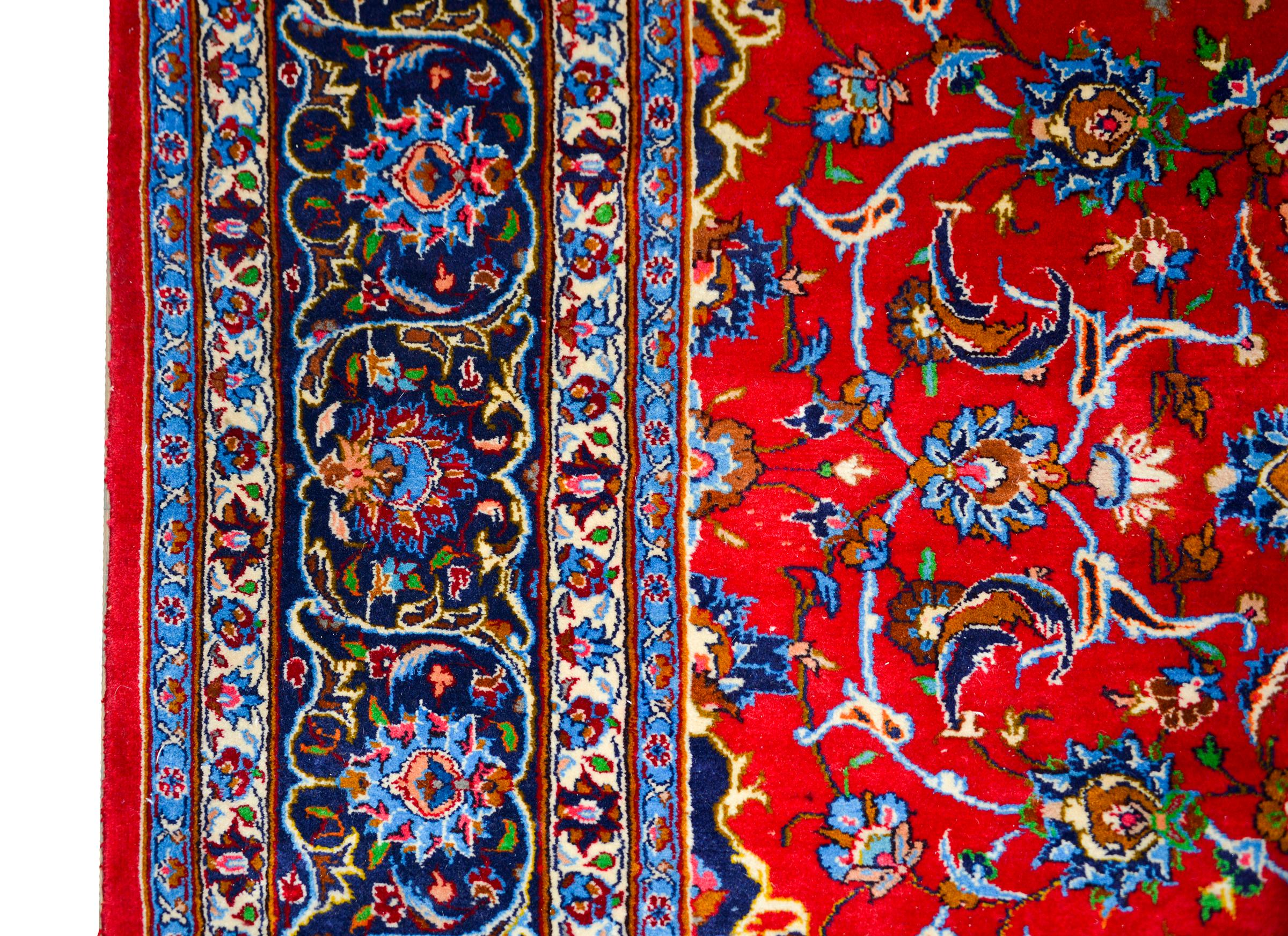 Wool Vintage Persian Birjand Rug For Sale
