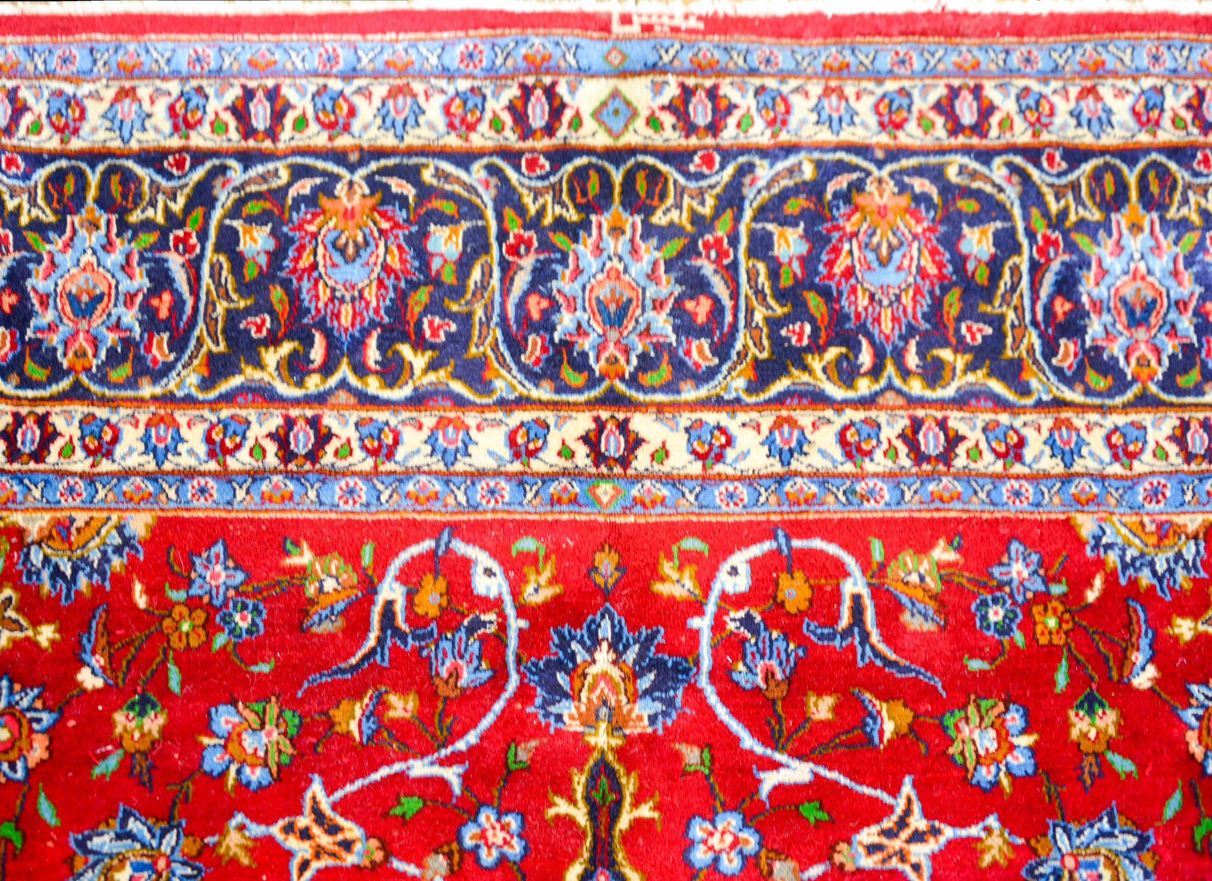 Vintage Persian Birjand Rug For Sale 1