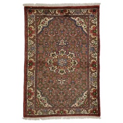 Persischer Borchelou Hamadan-Teppich, Eingangs- oder Foyer-Teppich, Borchelou