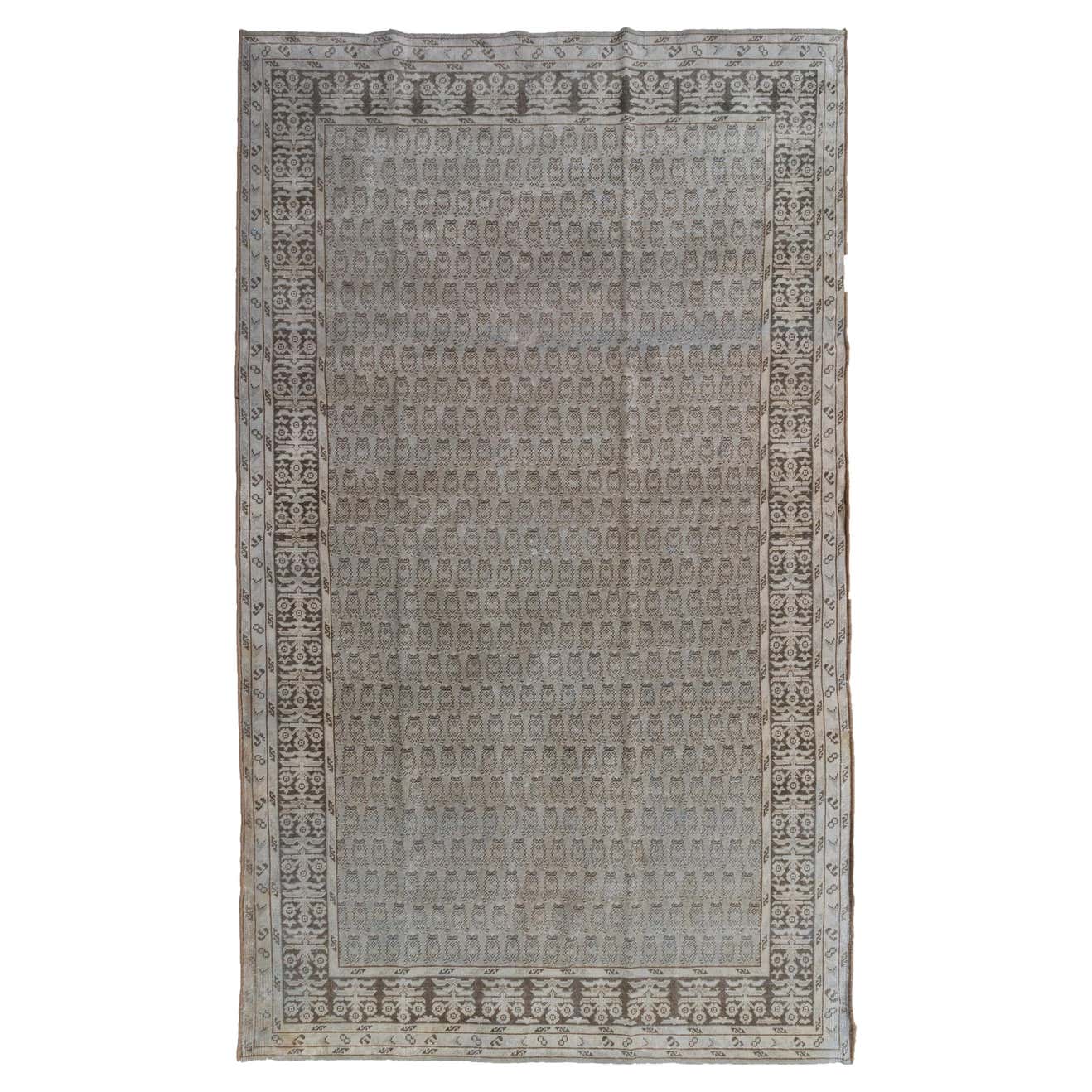 Vintage Persian Boteh Rug For Sale at 1stDibs