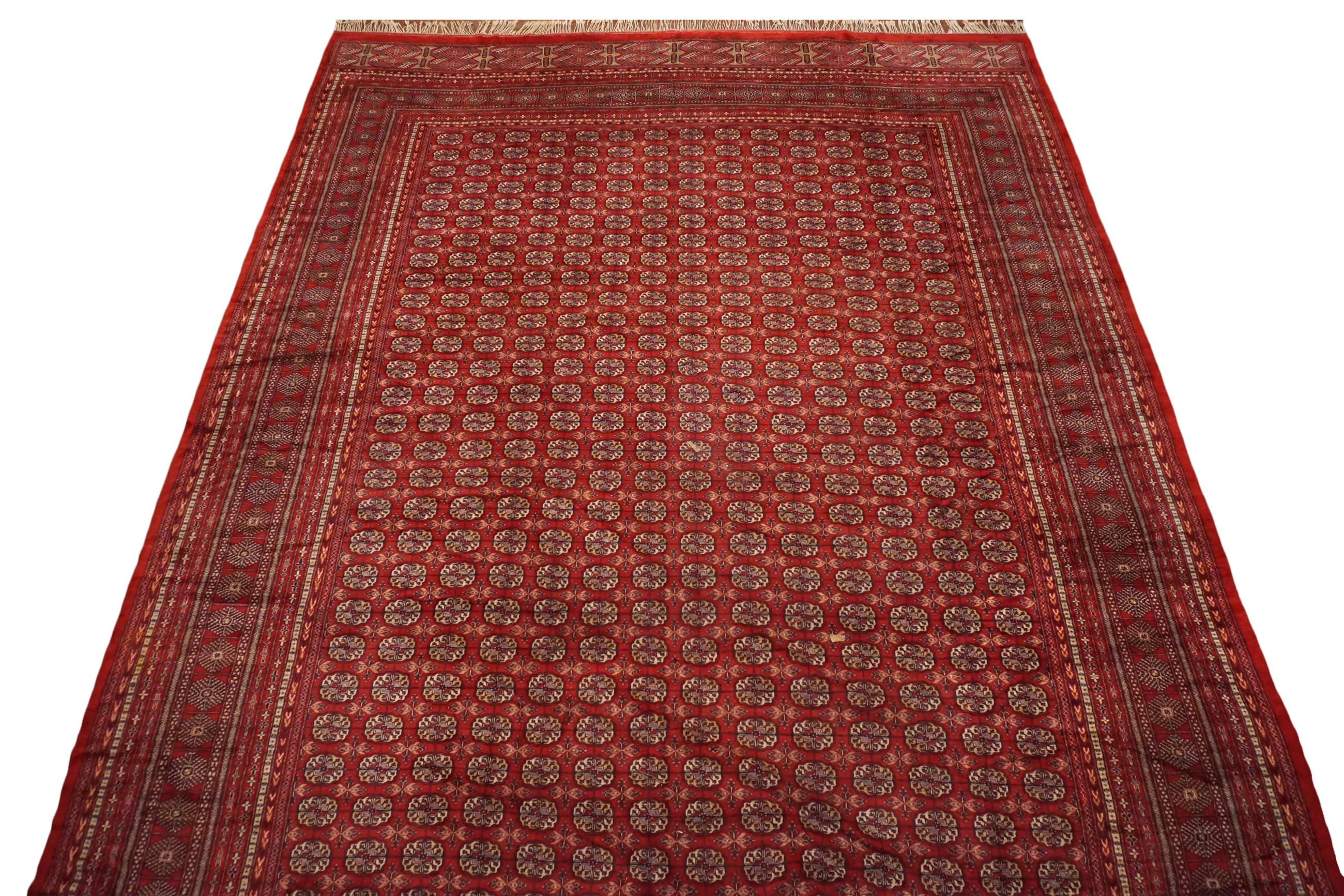 Other Vintage Persian Bukhara Turkoman Rug For Sale