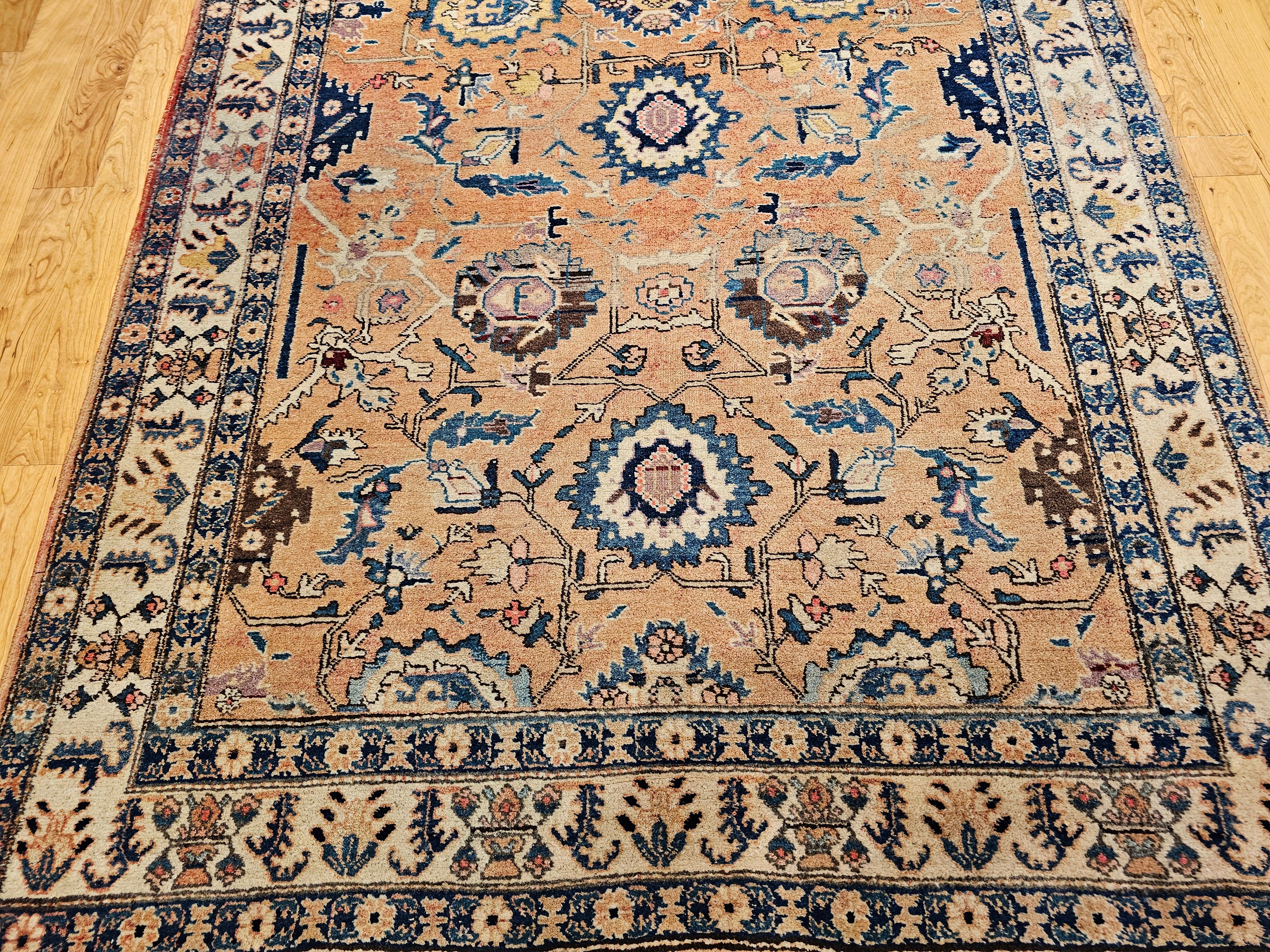 Vintage Persian Camel Hair Malayer For Sale 4
