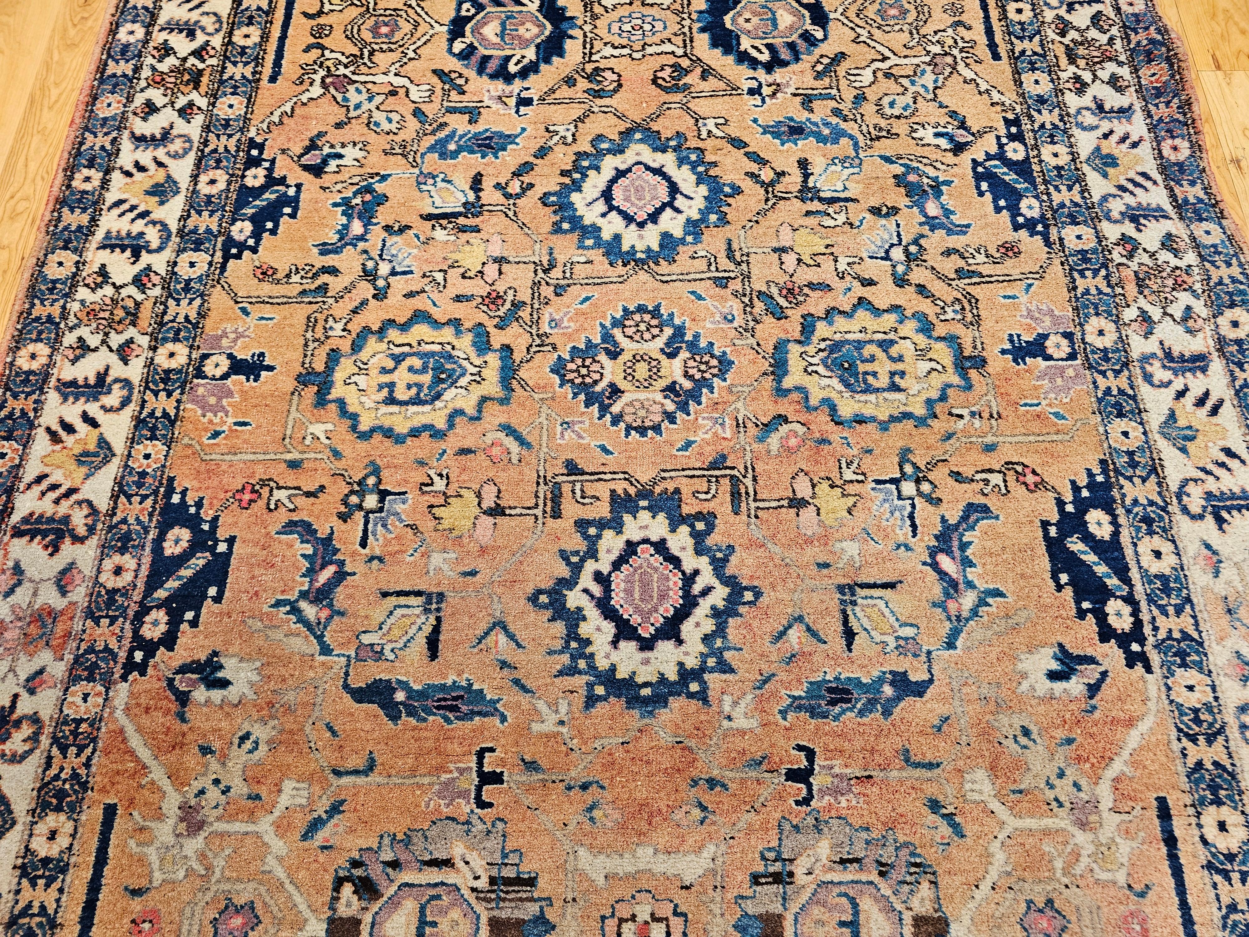 Vintage Persian Camel Hair Malayer For Sale 5