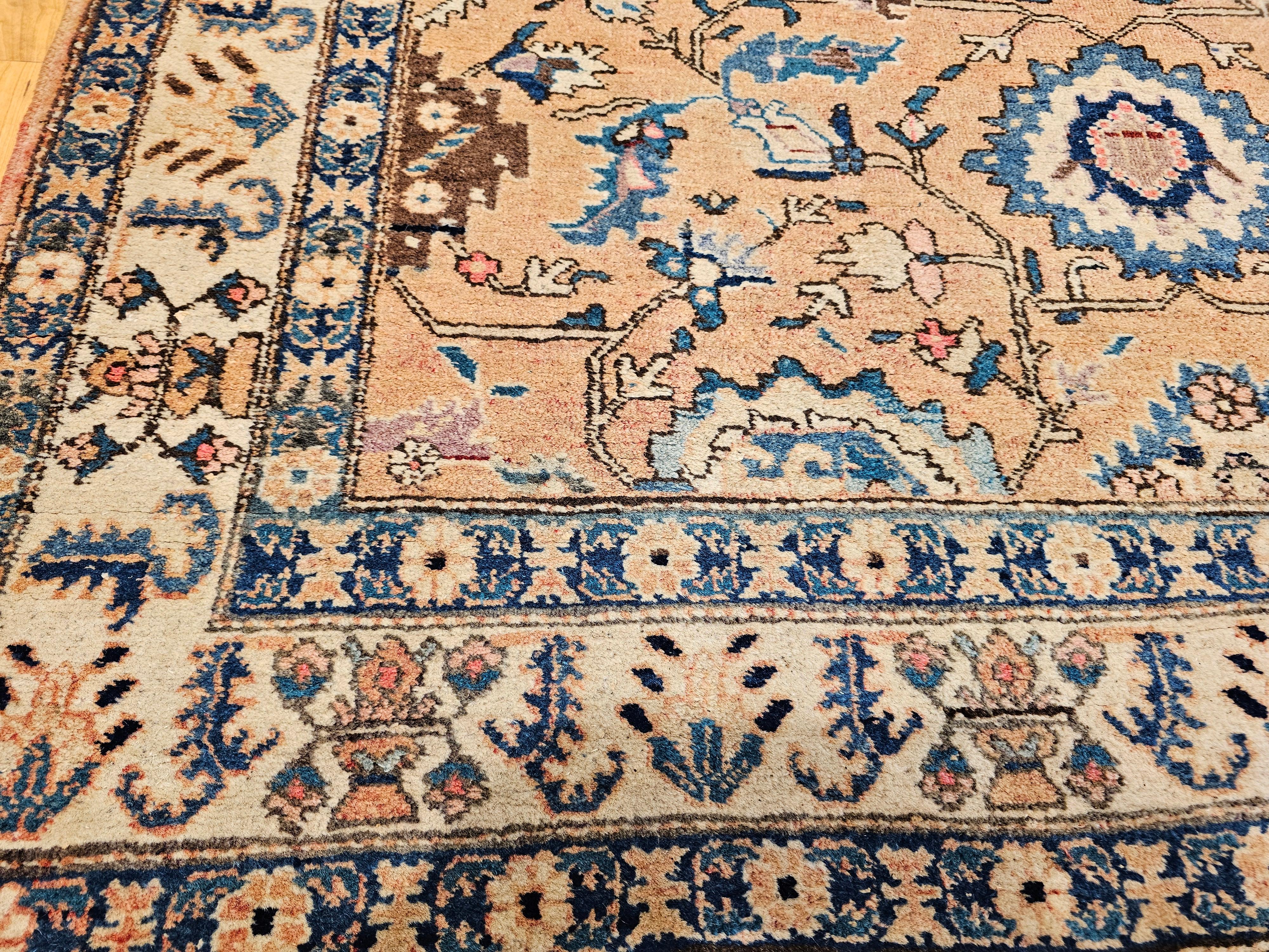 Vintage Persian Camel Hair Malayer For Sale 7