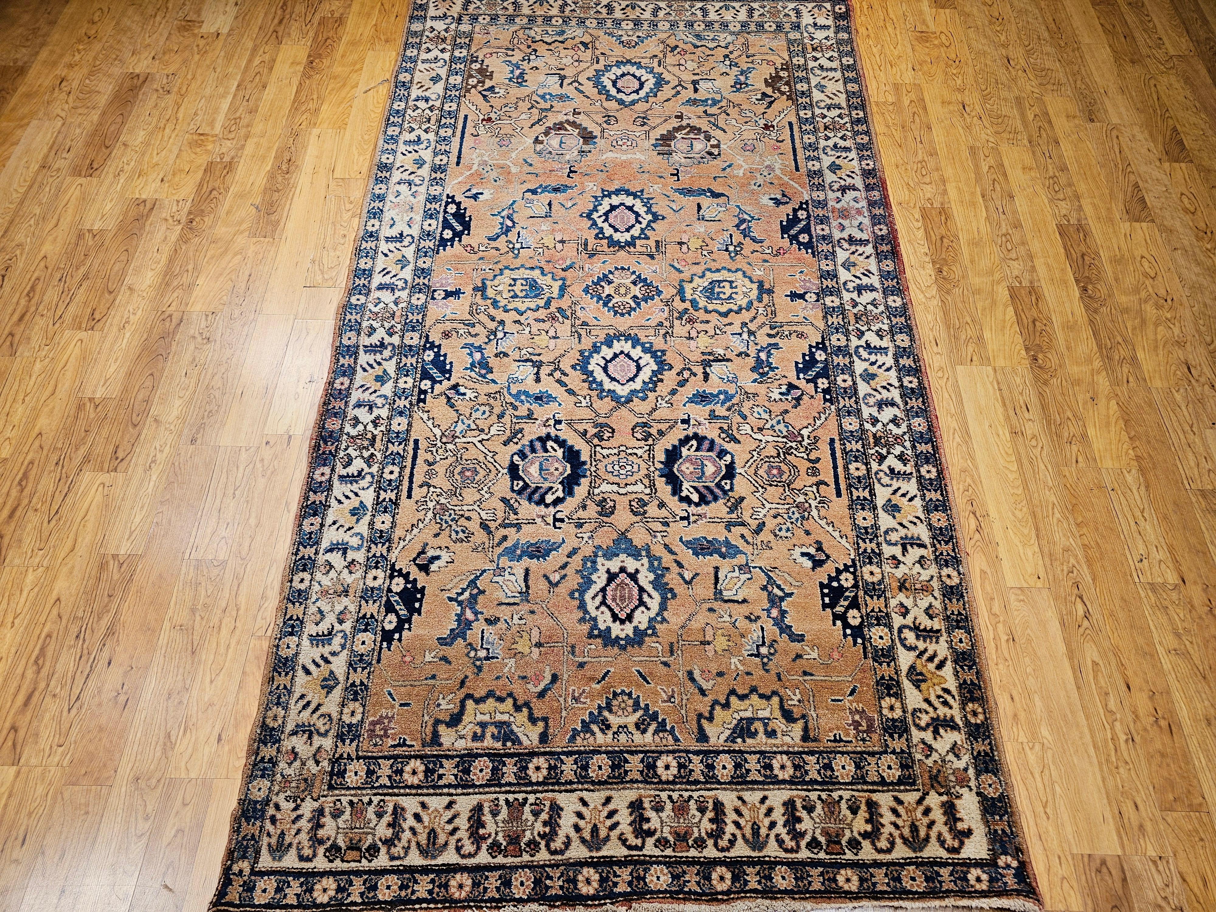 Vintage Persian Camel Hair Malayer For Sale 2
