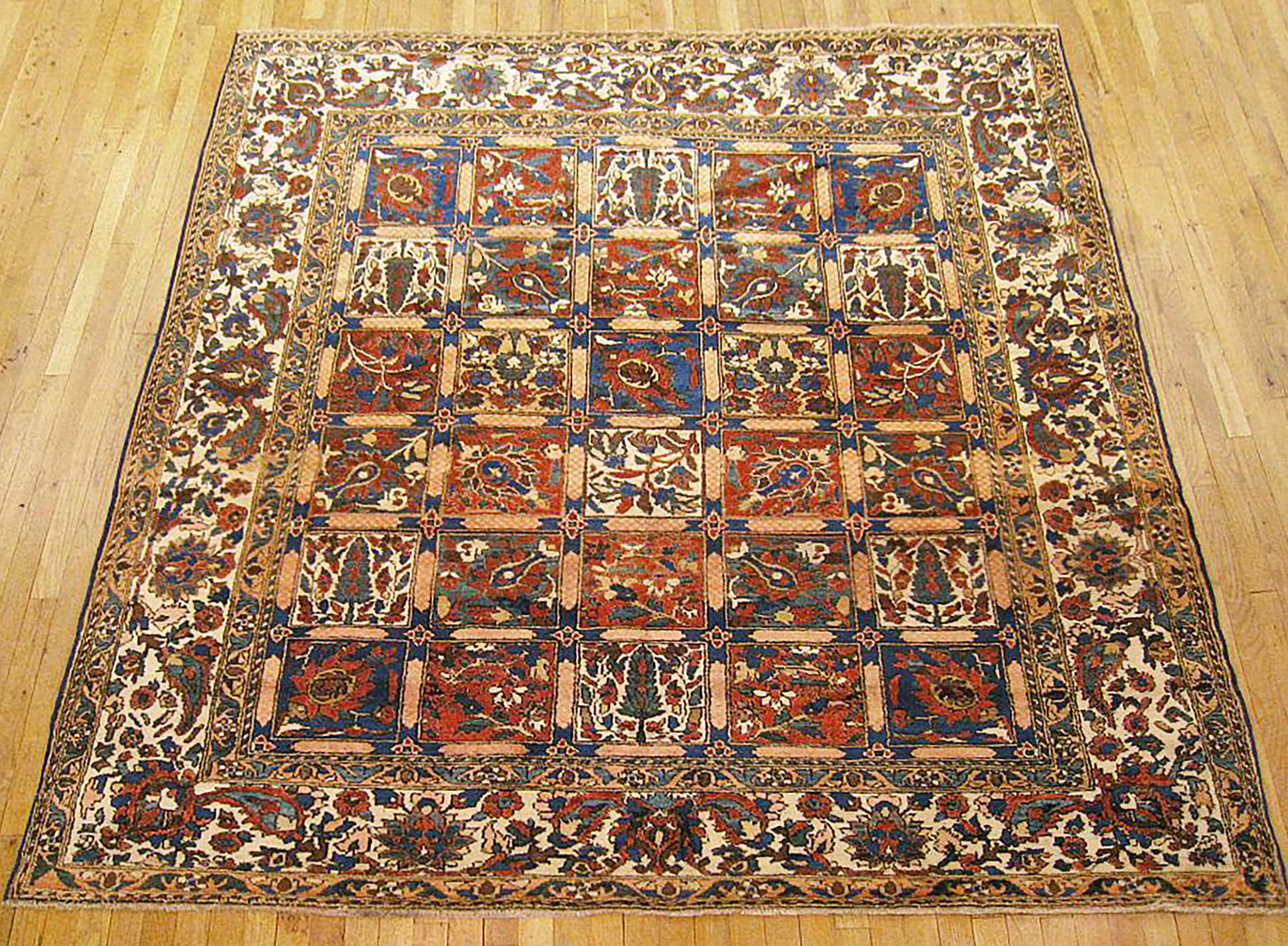 Vintage Persian Baktiari Orientteppich, Raumgröße

Ein Vintage Baktiari Orientteppich, Größe 7'7