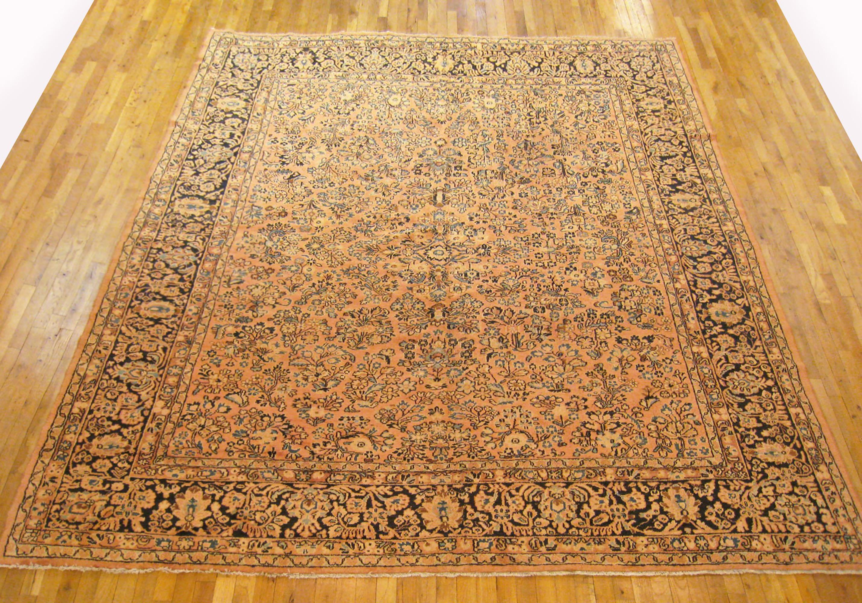 Vintage Persian Sarouk oriental rug, circa 1930, Room size

A vintage Persian Sarouk oriental rug, size 11'8
