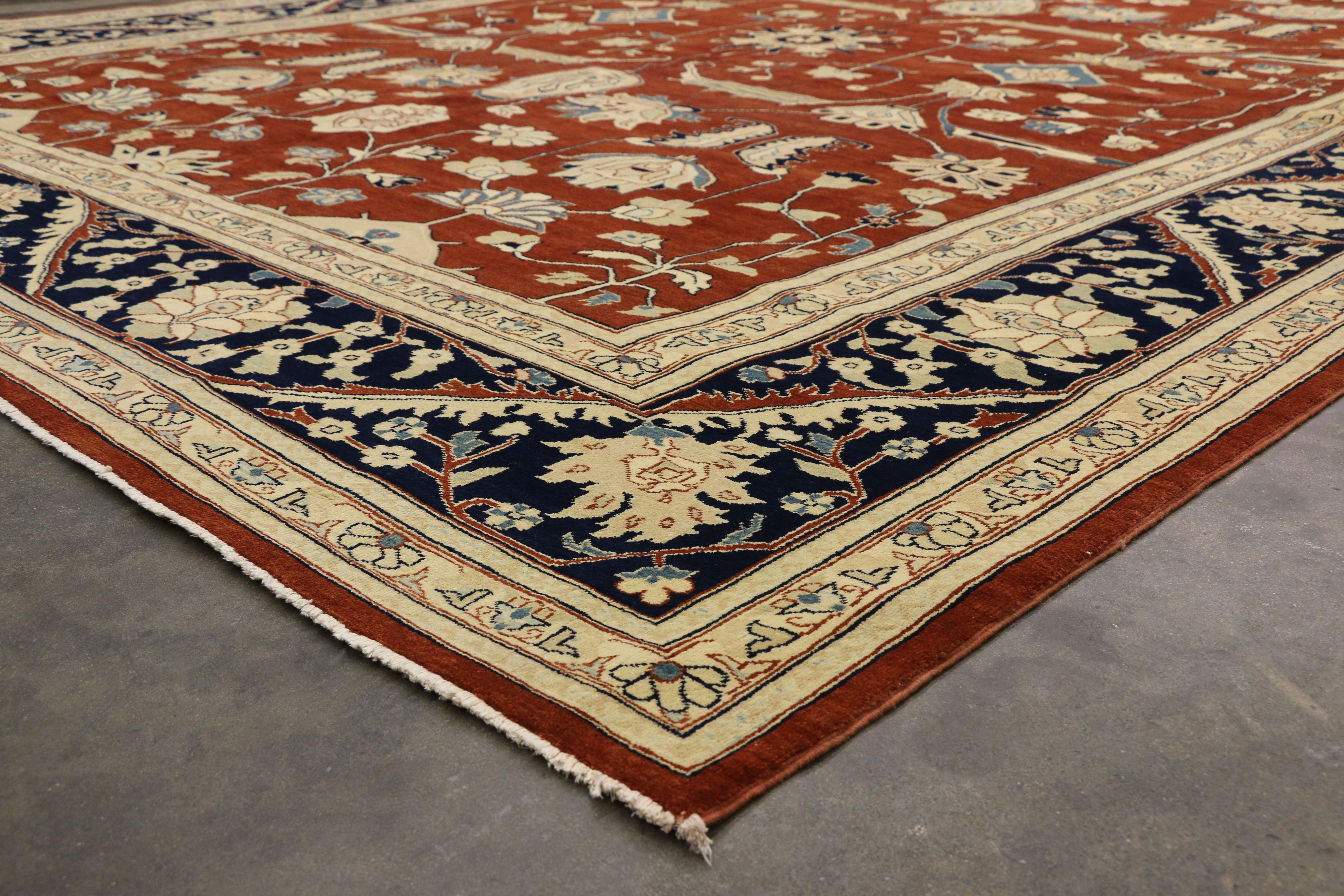 20th Century  Vintage Persian Design Traditional Pakistani Rug with Federal Style