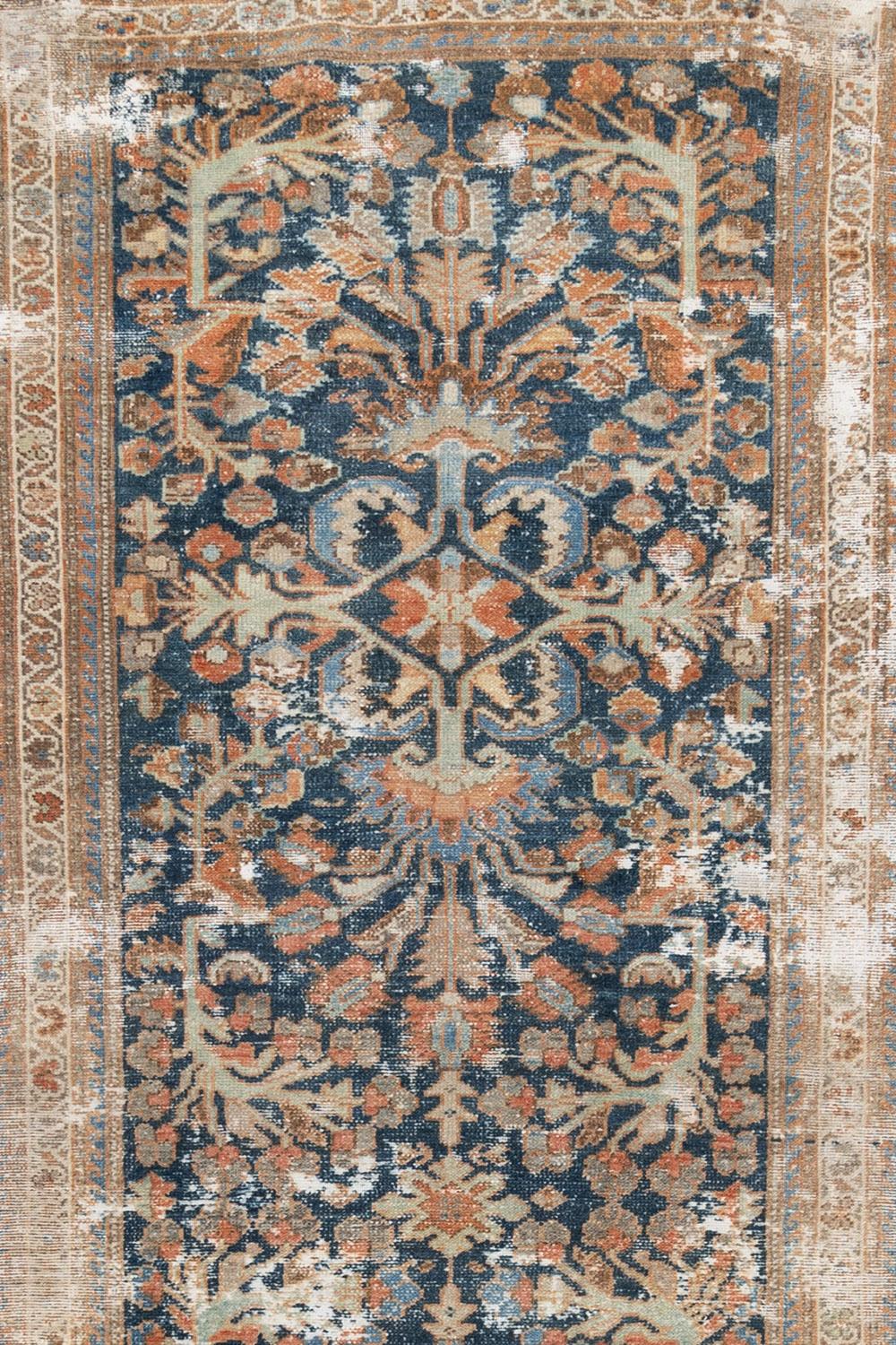 20th Century Vintage Persian Distressed Runner Rug R2600 For Sale