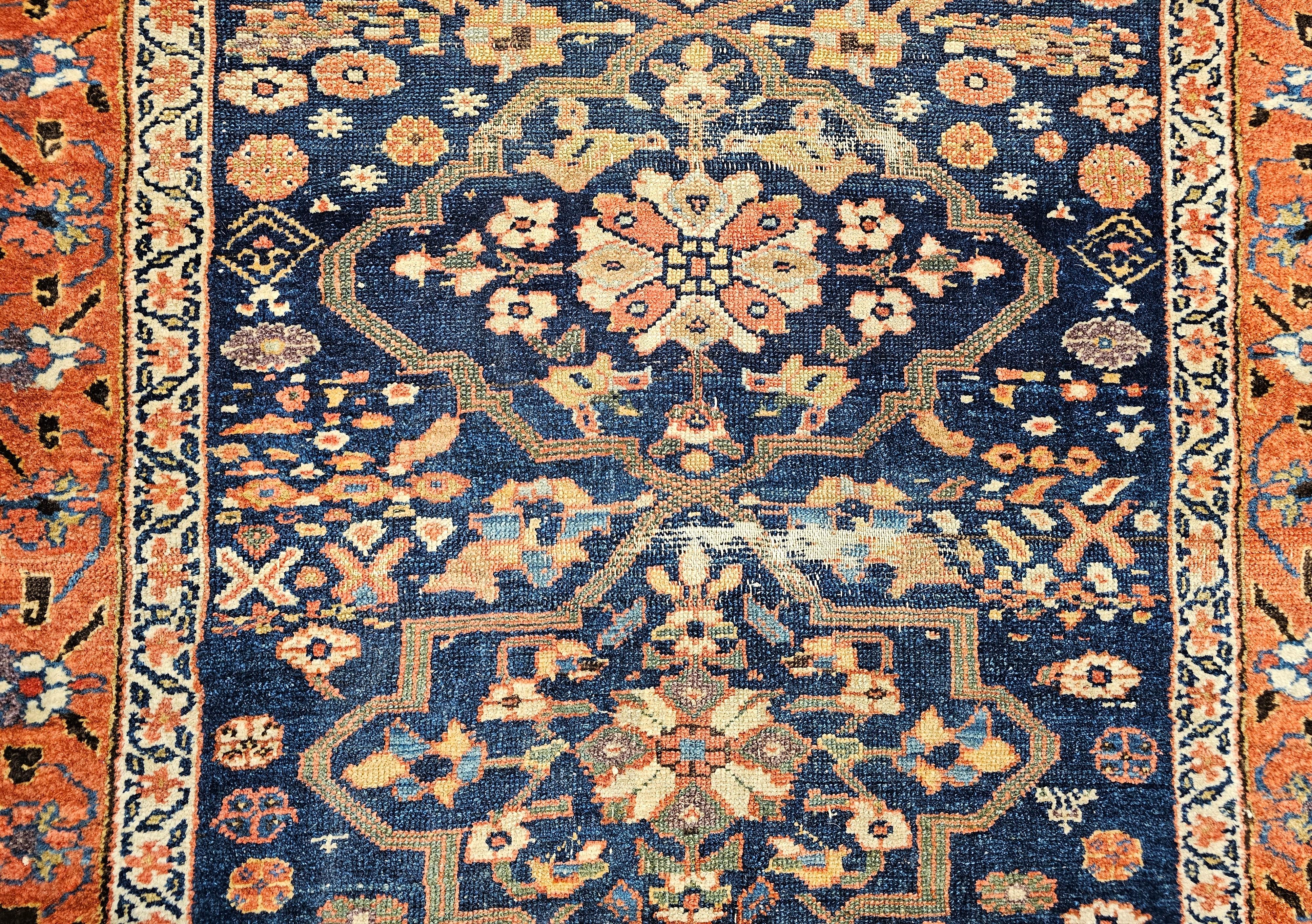 Runner persiano d'epoca in Sarouk Farahan in vendita 5