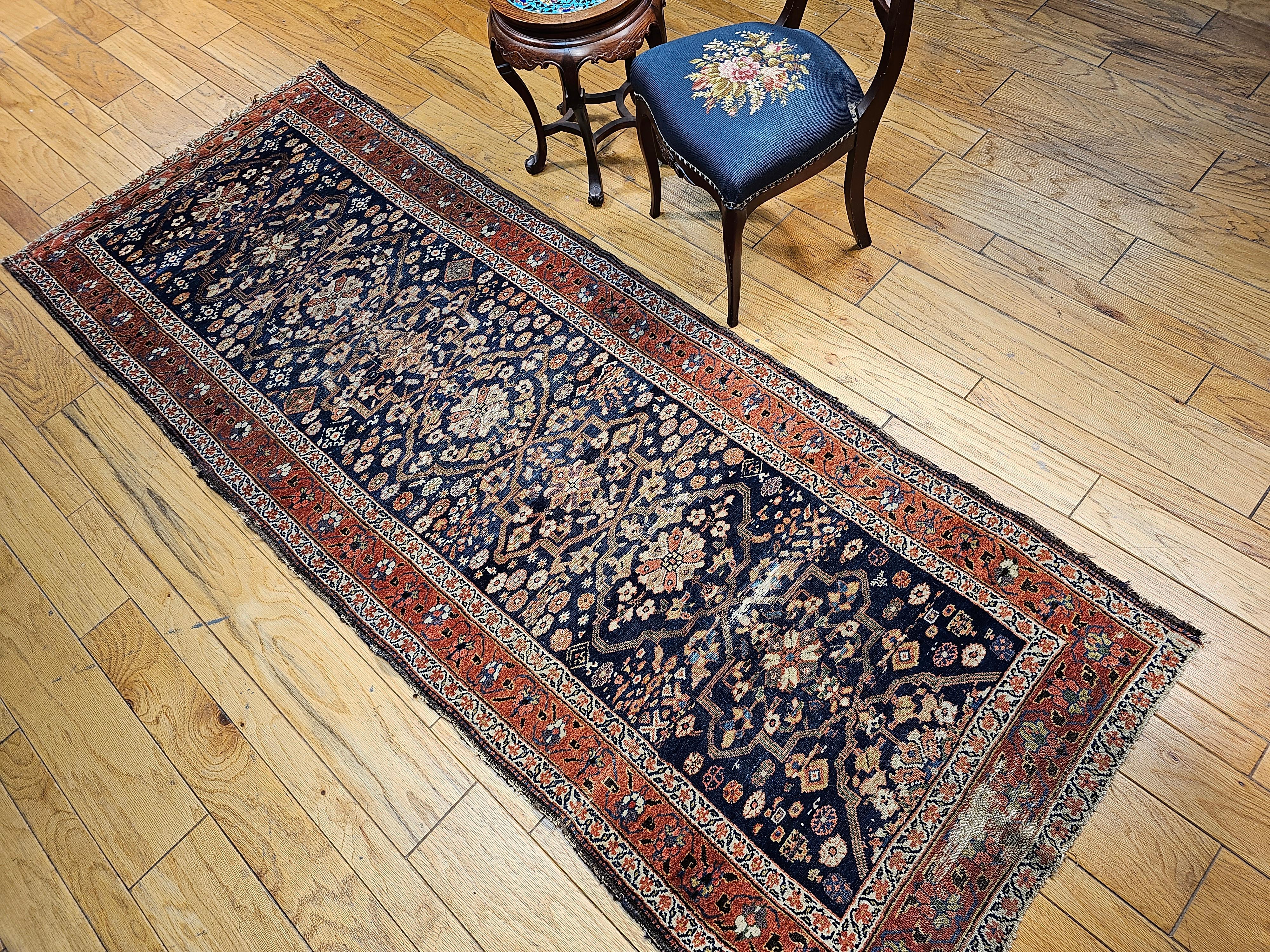 Runner persiano d'epoca in Sarouk Farahan in vendita 9