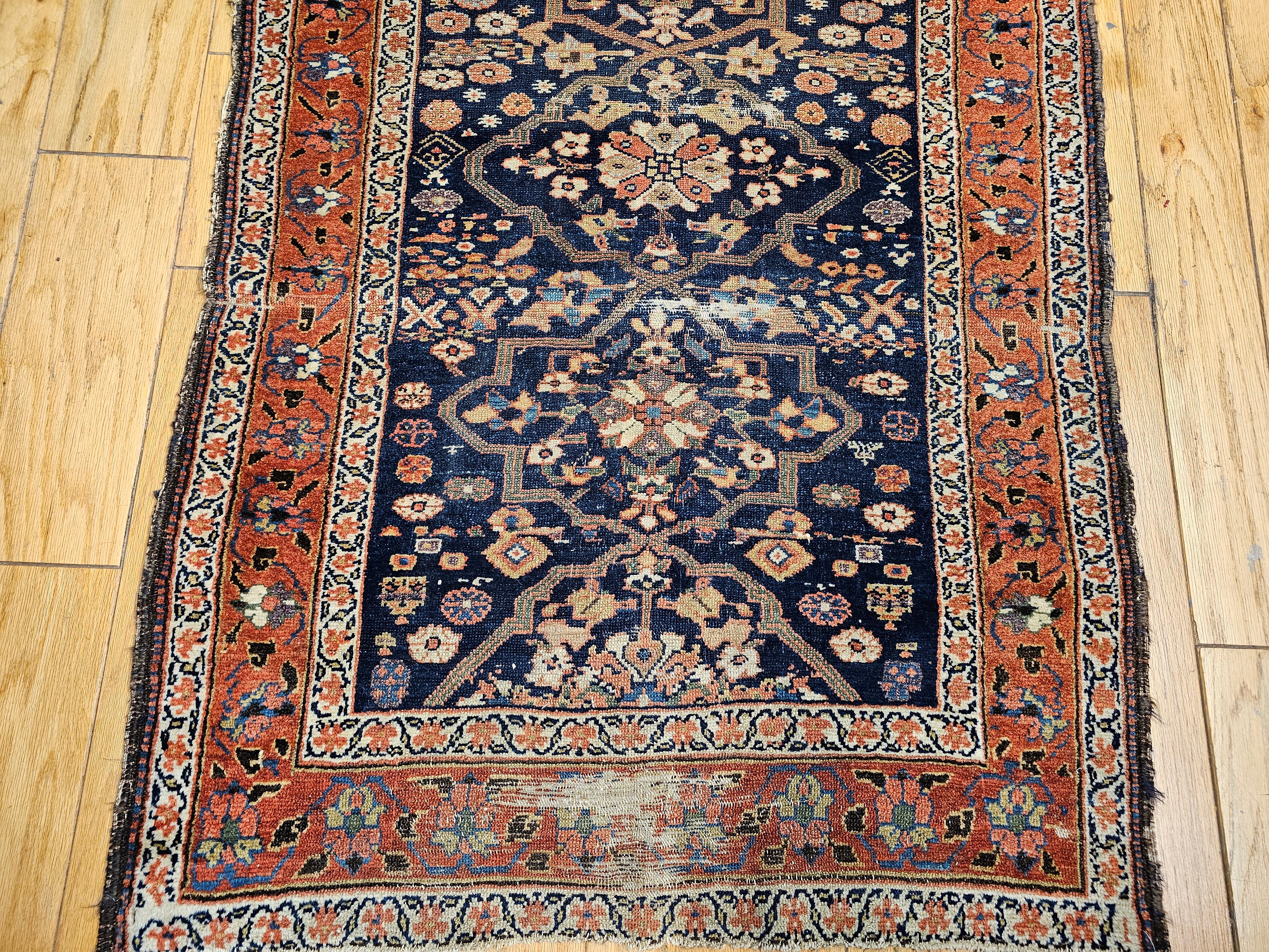 XX secolo Runner persiano d'epoca in Sarouk Farahan in vendita