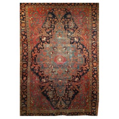 Tappeto persiano del 19° secolo Sarouk Farahan