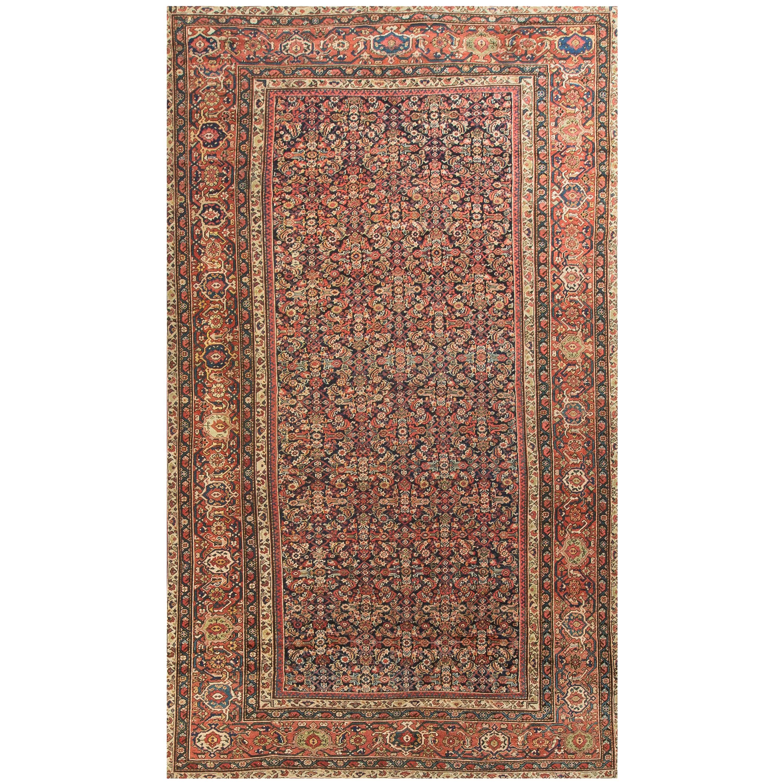 Persischer Feraghan-Teppich im Vintage-Stil 7'10 x 13'2