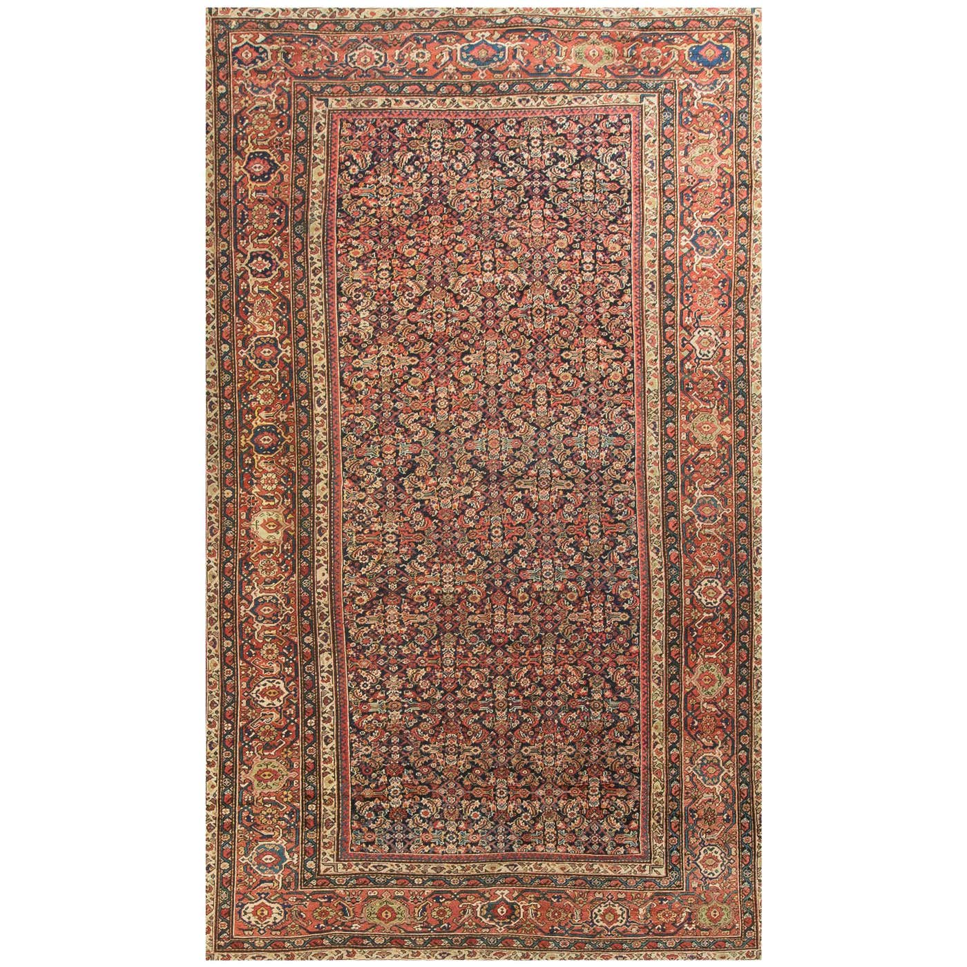 Vintage Persian Feraghan Rug 7'10 x 13'2 For Sale at 1stDibs