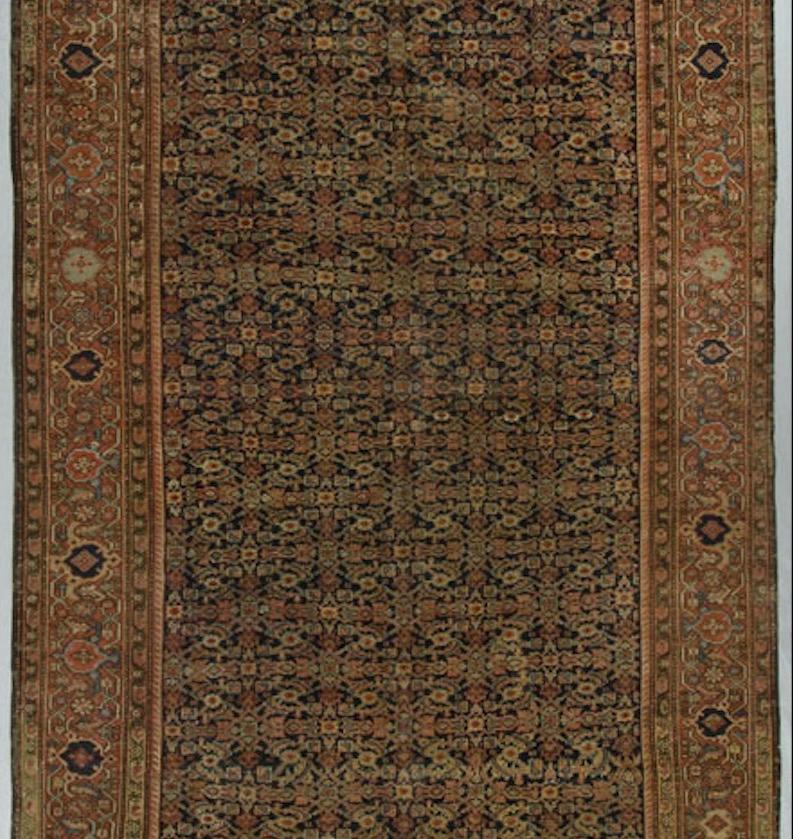 Vintage Persian Feraghan, Rug, circa 1930 8'3 x 19'8 In Good Condition For Sale In Secaucus, NJ