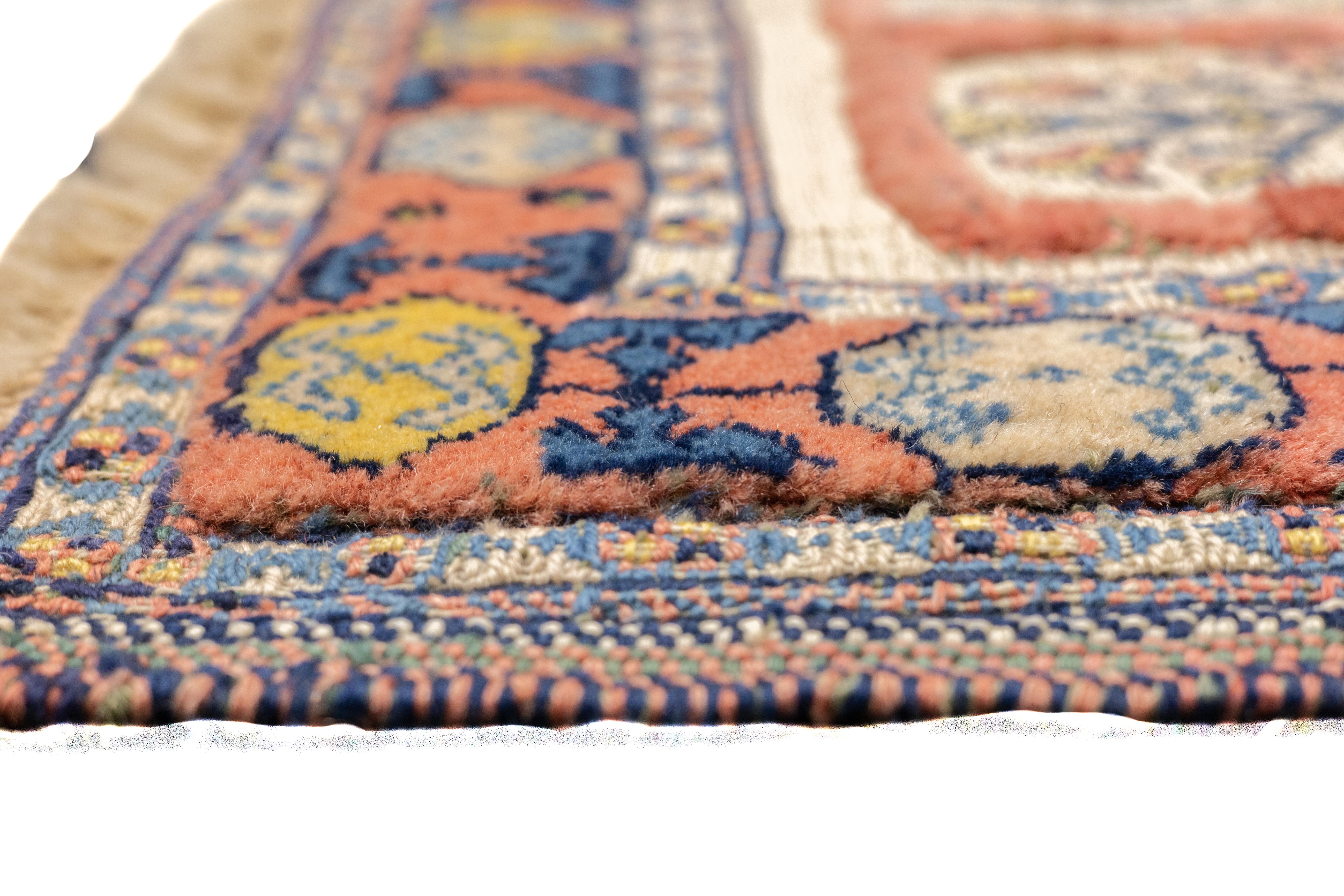 Lana Tappeto persiano vintage Gabbeh 2'9'' x 5'7'' in vendita