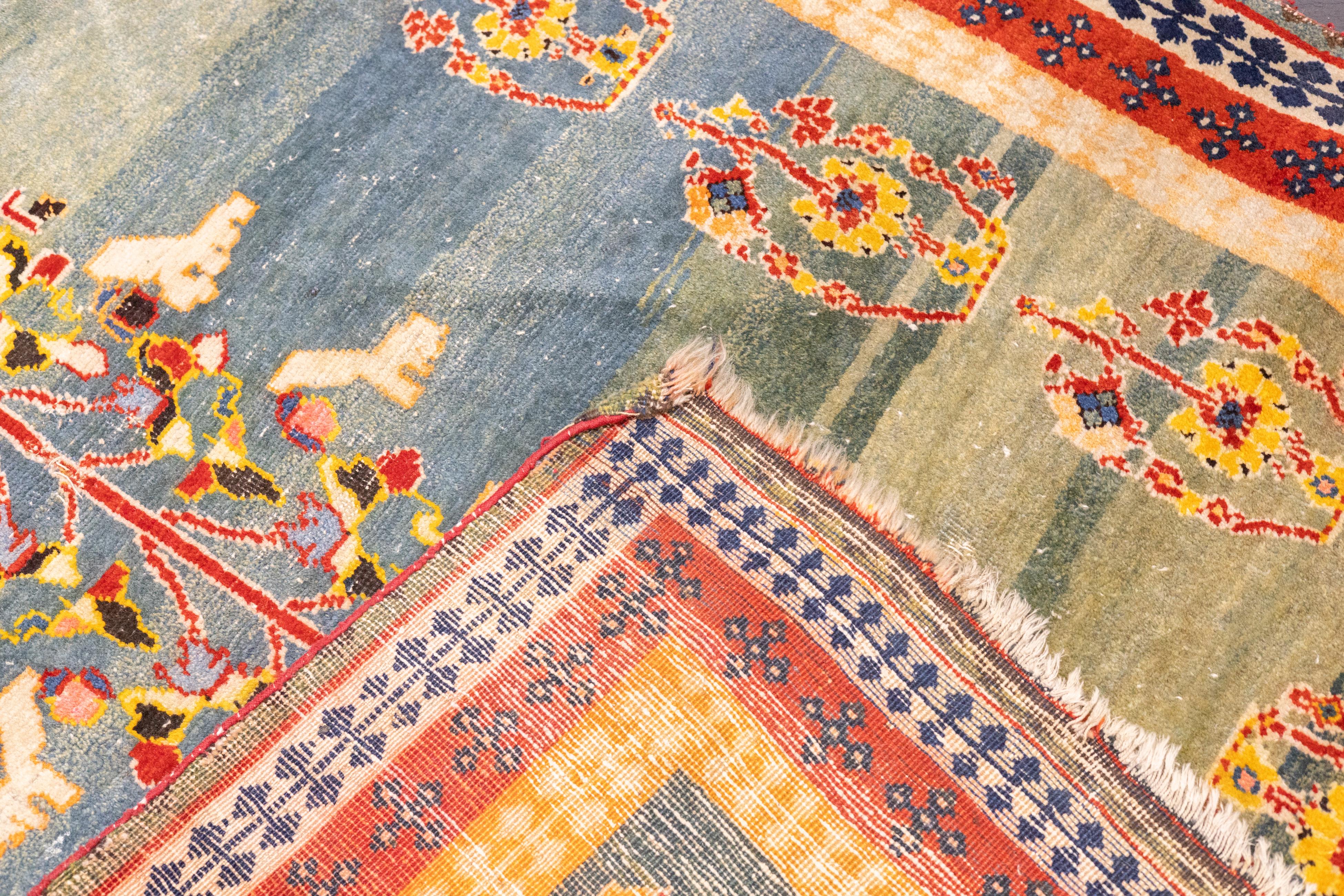 Tappeto persiano vintage Gabbeh 4'5'' x 6'4'' in vendita 4