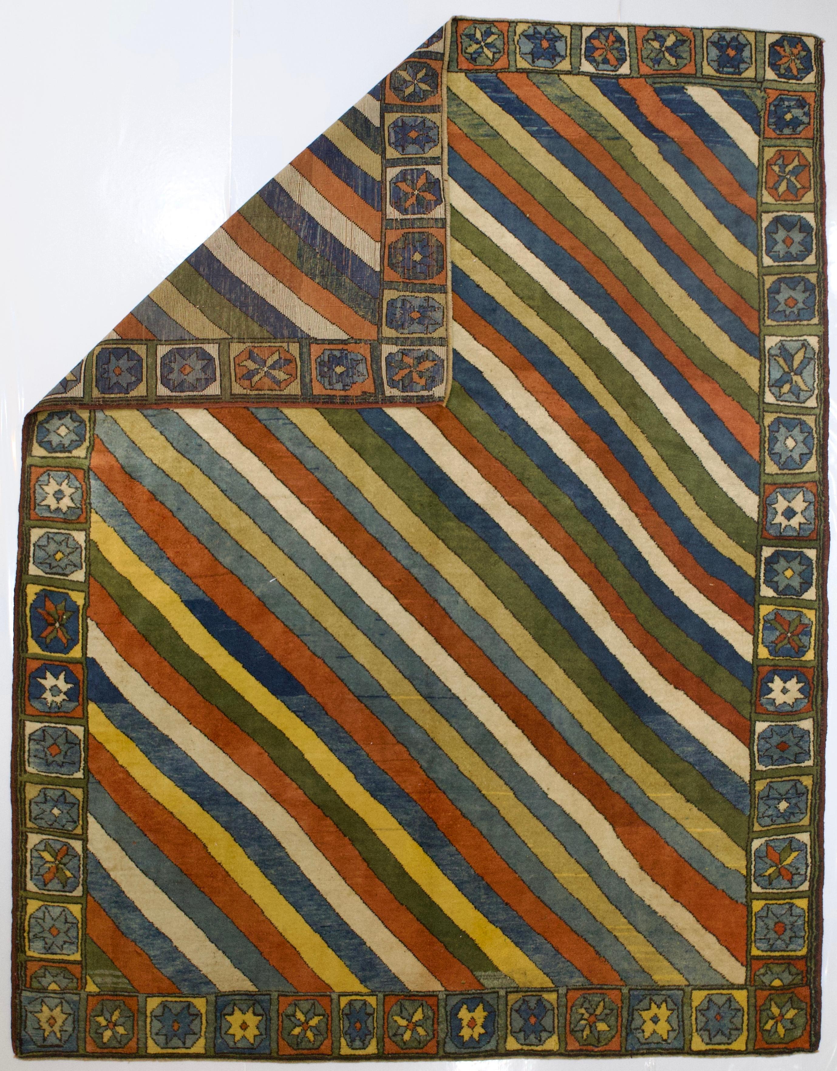 Vintage Persian Gabbeh Rug 8'0