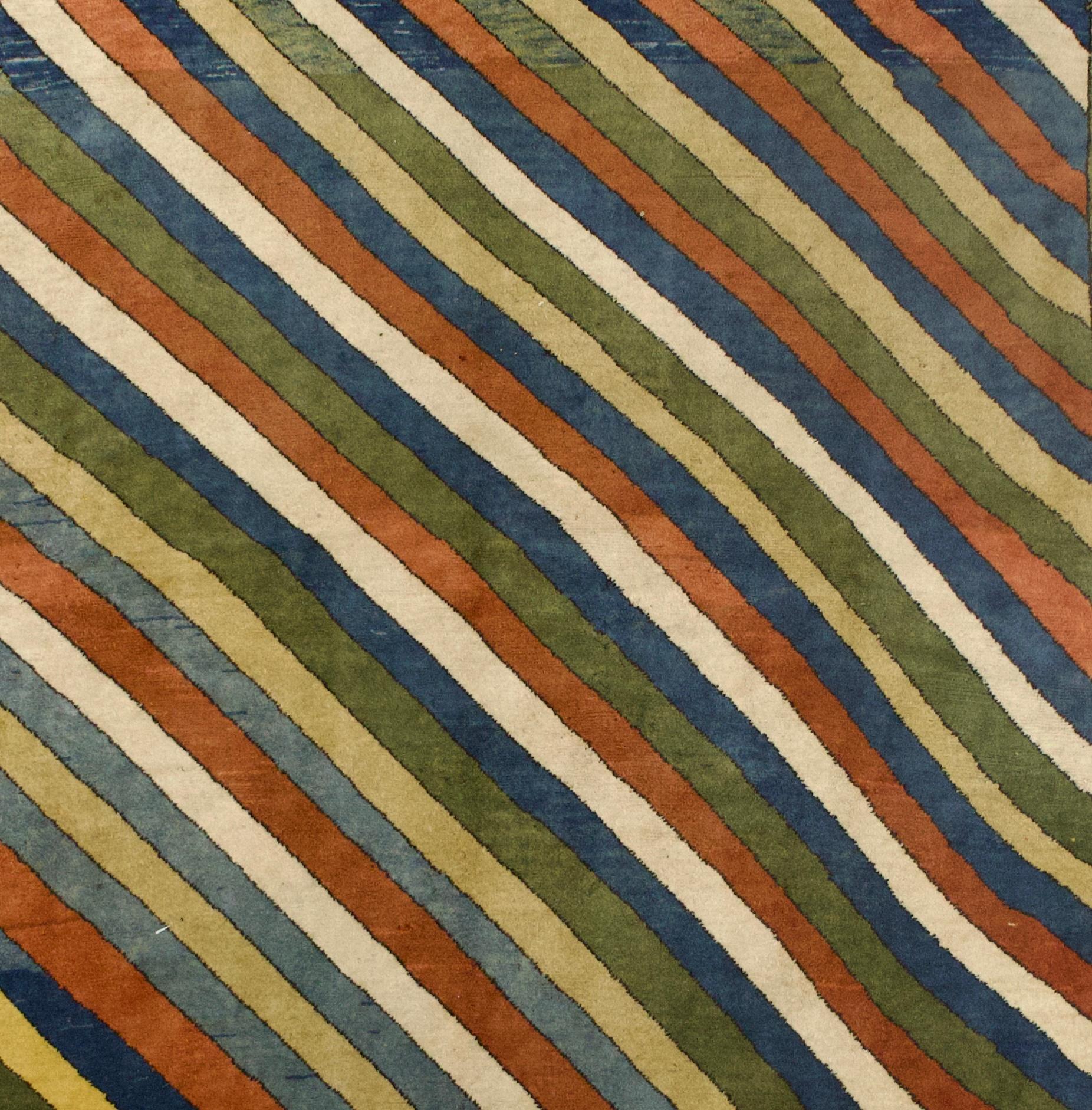 Vintage Persisch Gabbeh Teppich 8'0