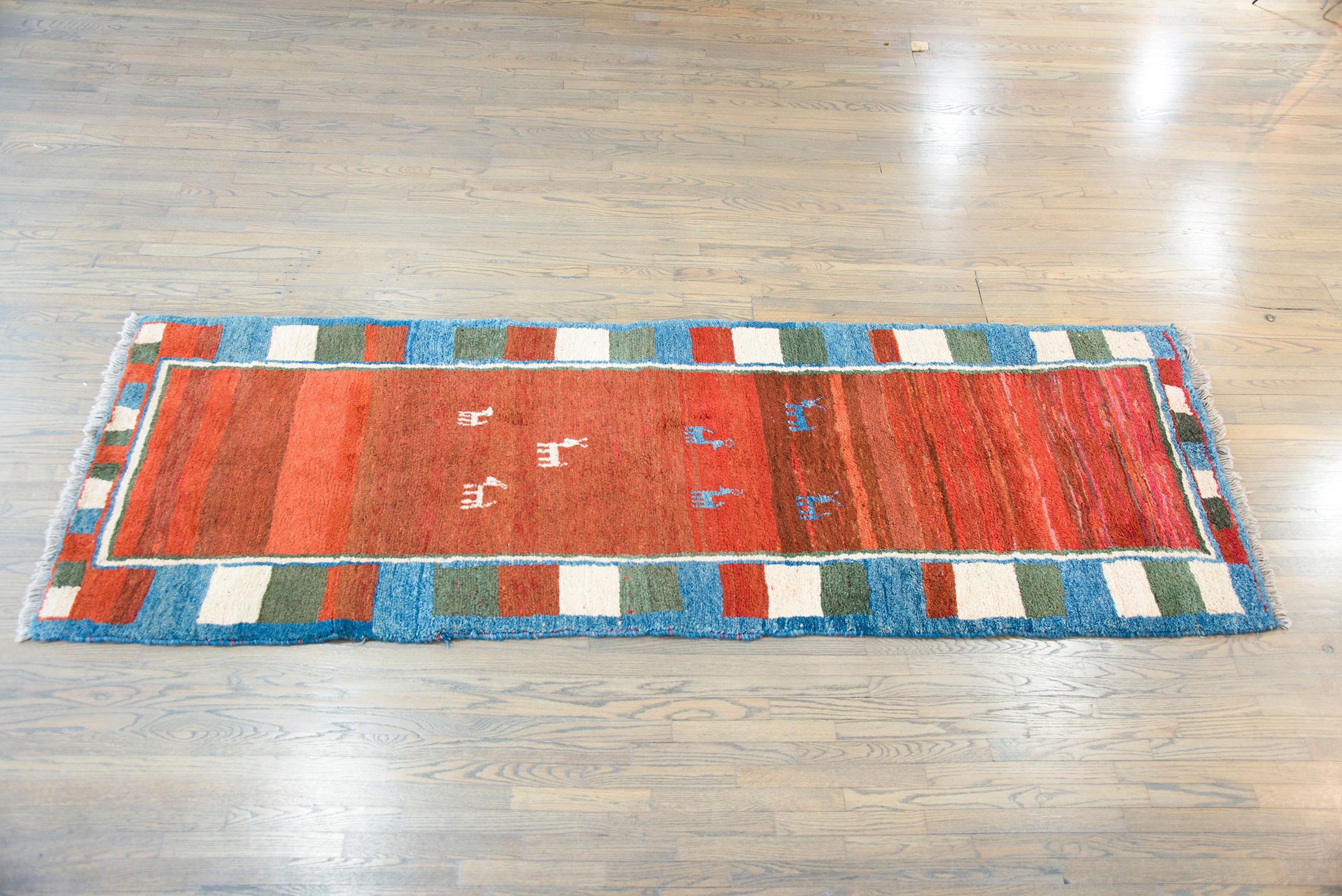 Vintage Persian Gabbeh Rug For Sale 5