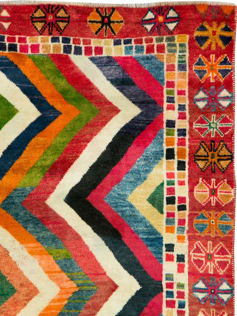 Vintage Persian Gabbeh Rug For Sale at 1stDibs