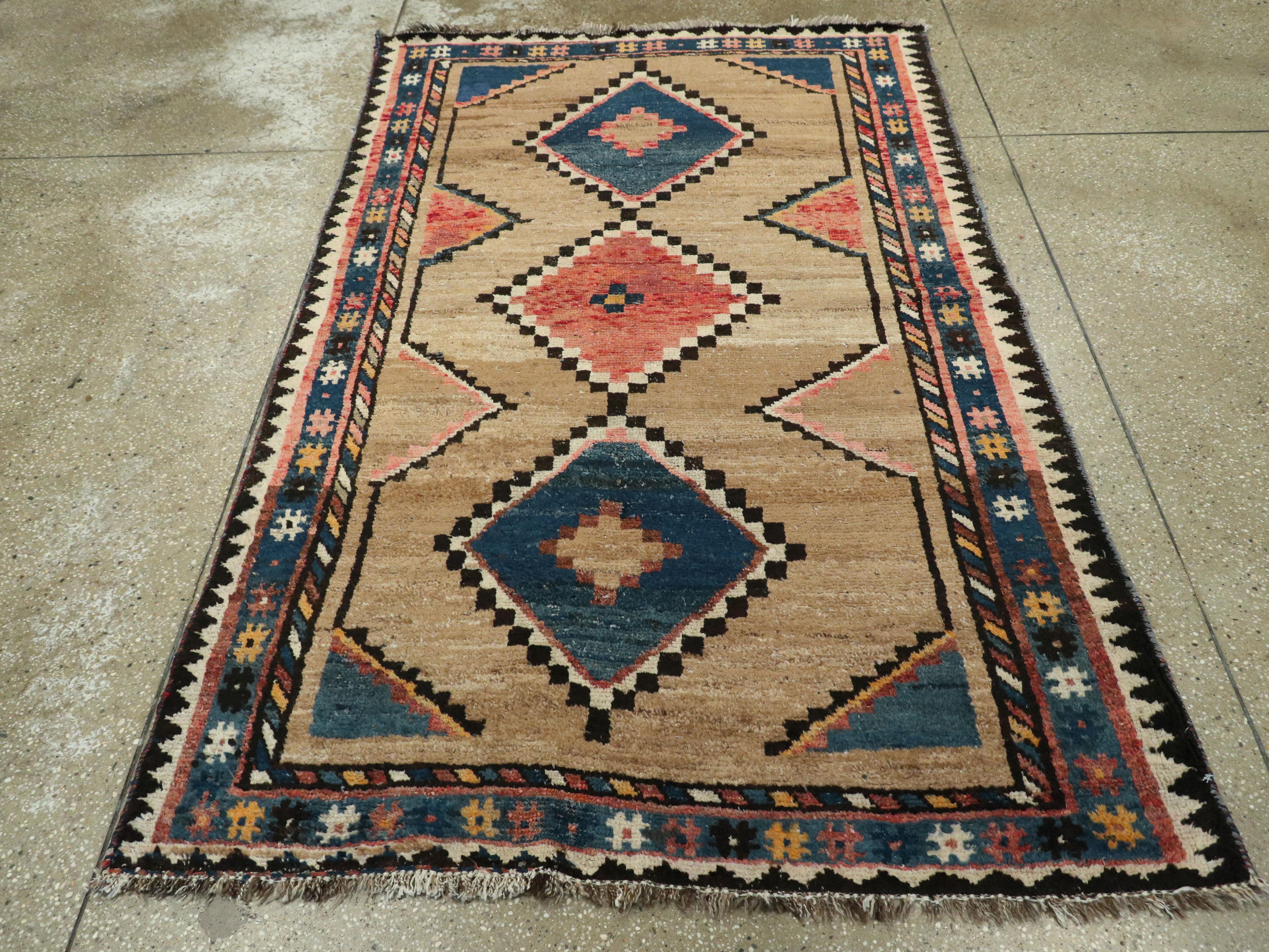 Tribal Vintage Persian Gabbeh Rug