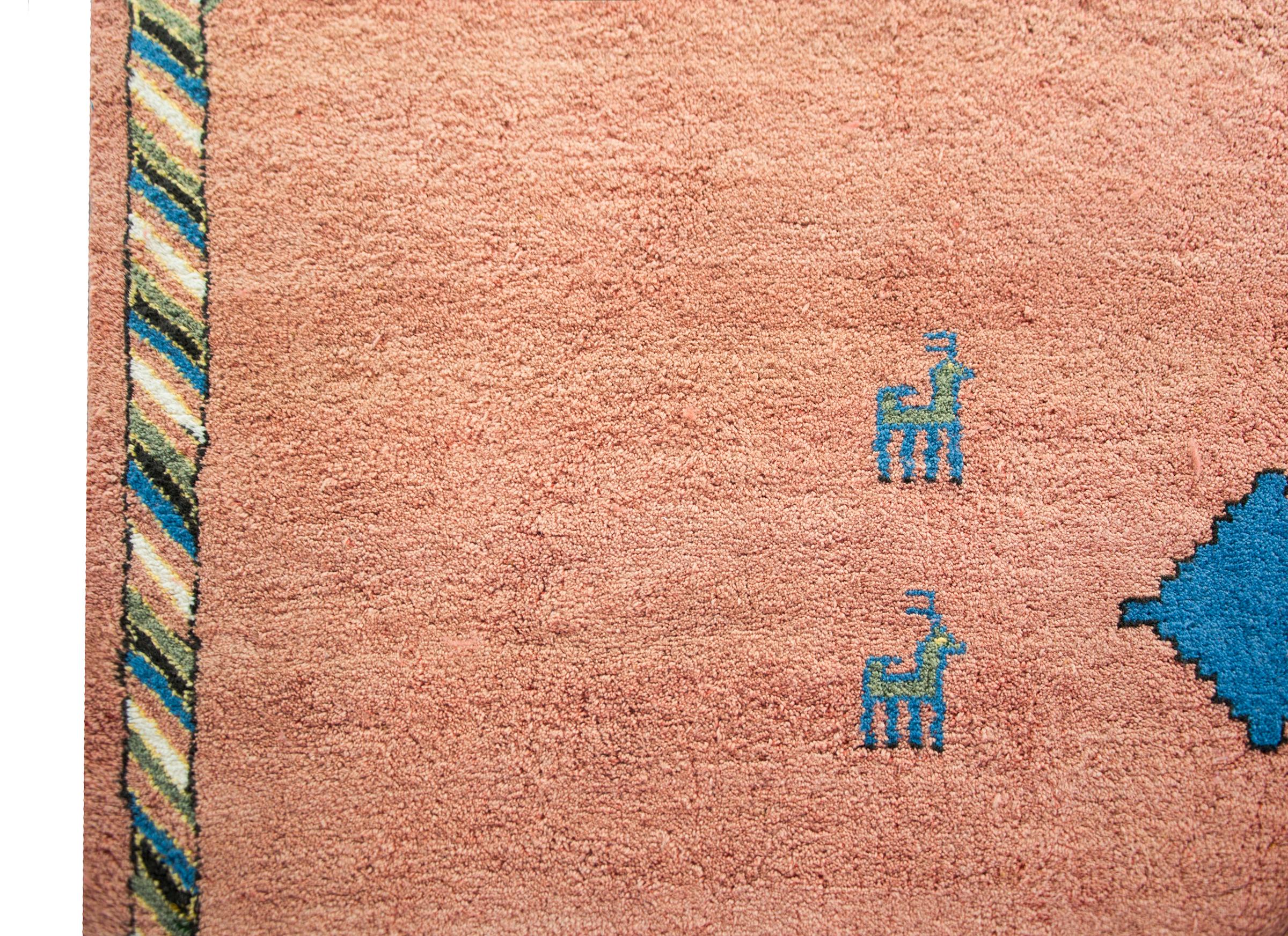 Alter persischer Gabbeh-Teppich (20. Jahrhundert) im Angebot