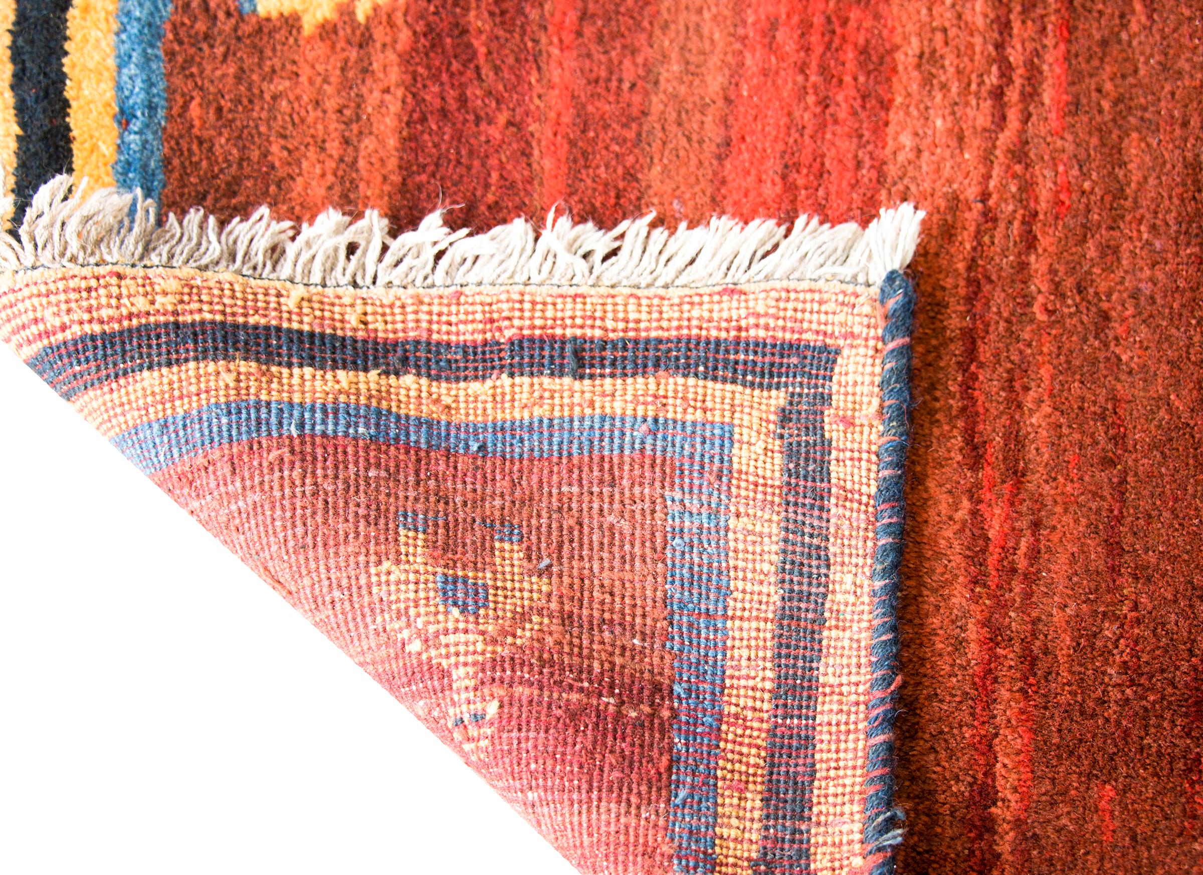 Vintage Persian Gabbeh Rug For Sale 2