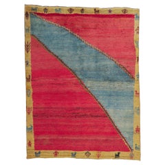 Vintage Persian Gabbeh Rug