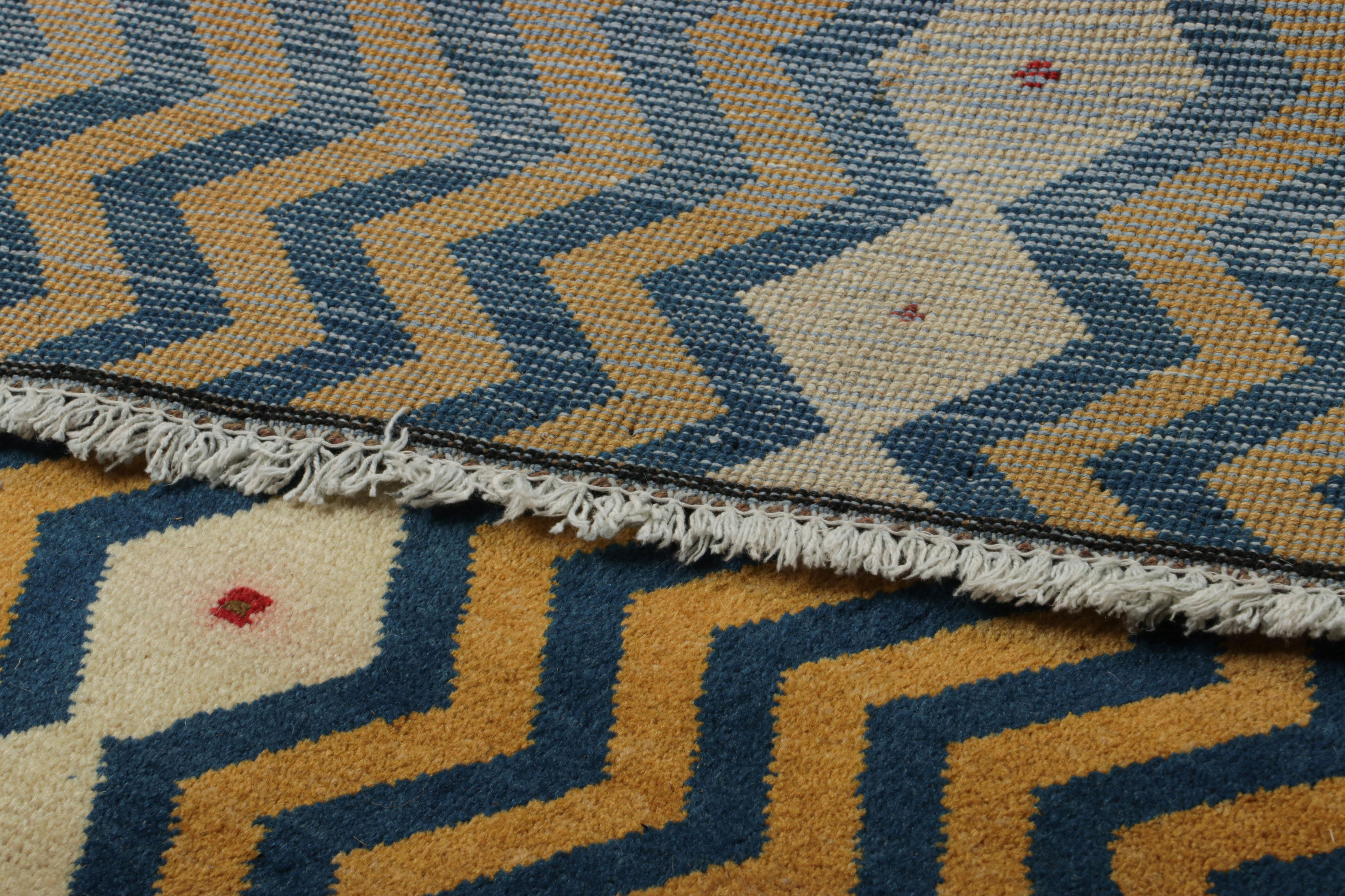 Vintage Persian Gabbeh Rug with Polychromatic Geometric Patterns  Rug & Kilim For Sale 1