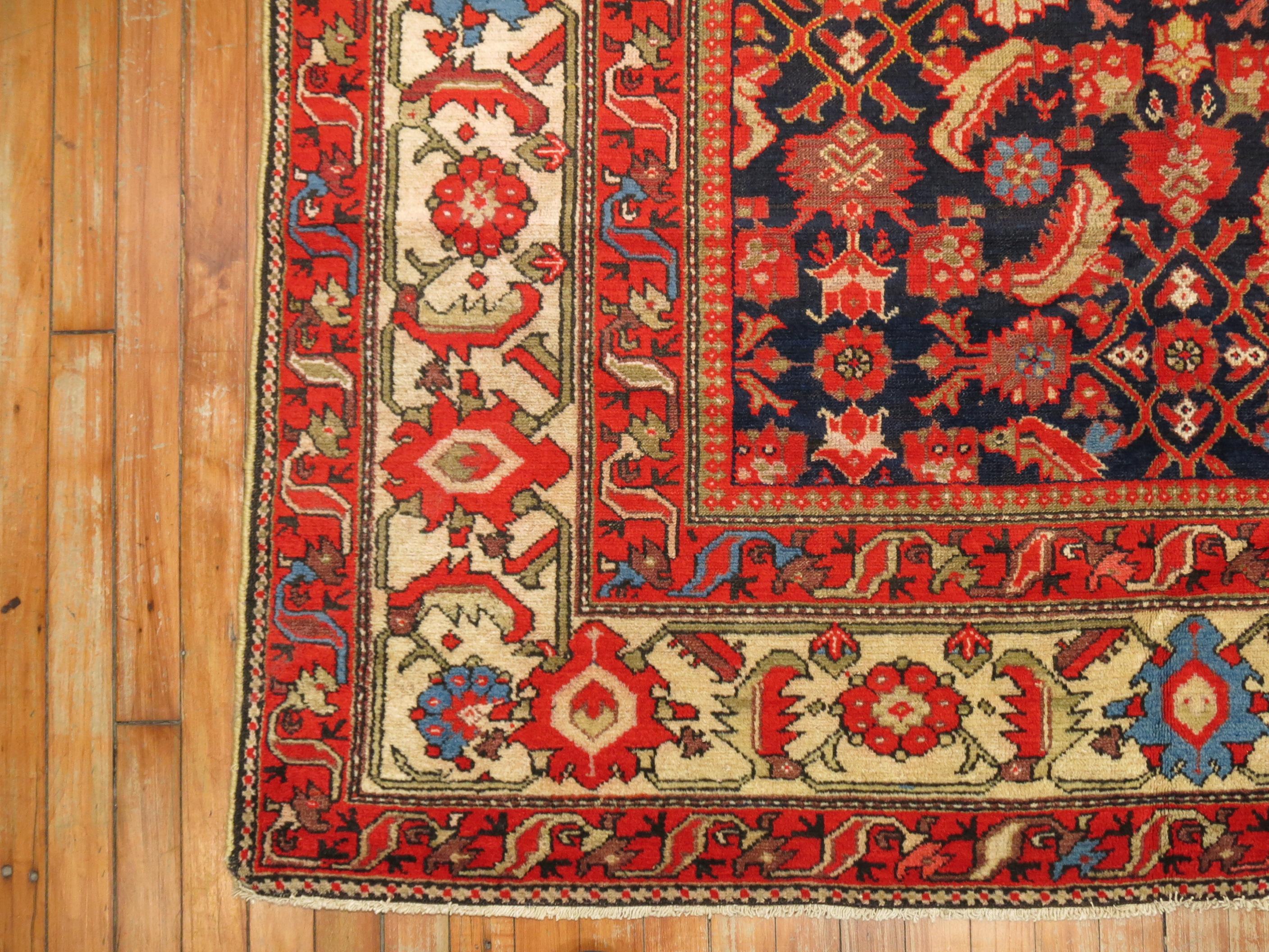 Persischer Galerie- Malayer-Teppich in gesättigten Farben (20. Jahrhundert) im Angebot