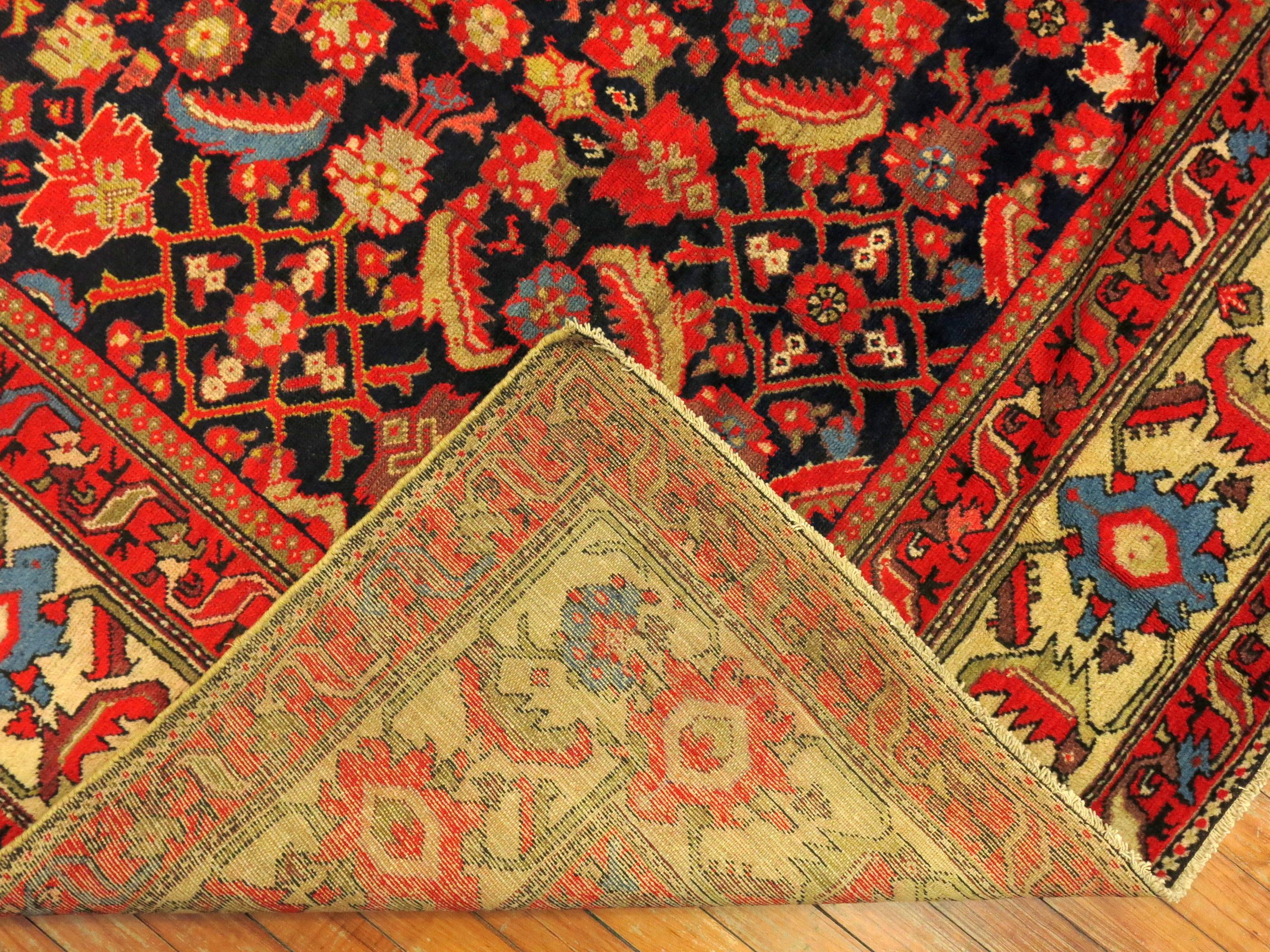 Persischer Galerie- Malayer-Teppich in gesättigten Farben (Wolle) im Angebot