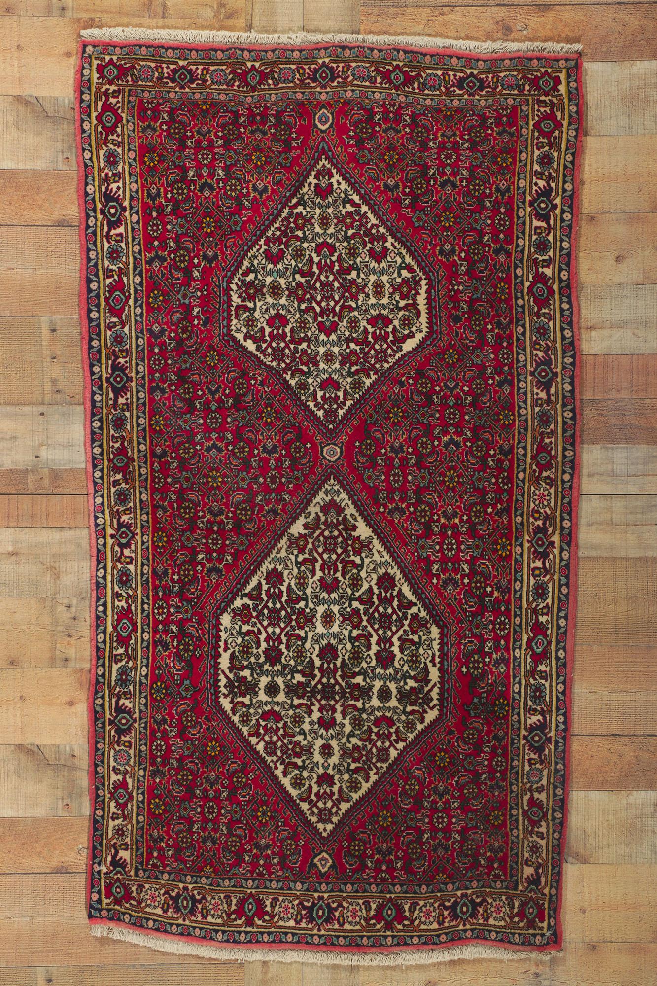Persischer Bijar-Teppich aus den 1950er Jahren (Wolle) im Angebot