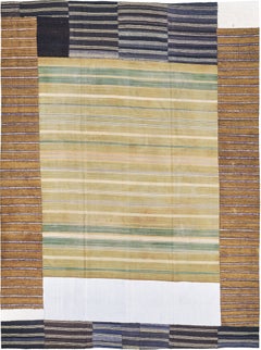 Vintage Persian Ghashghaei Kilim