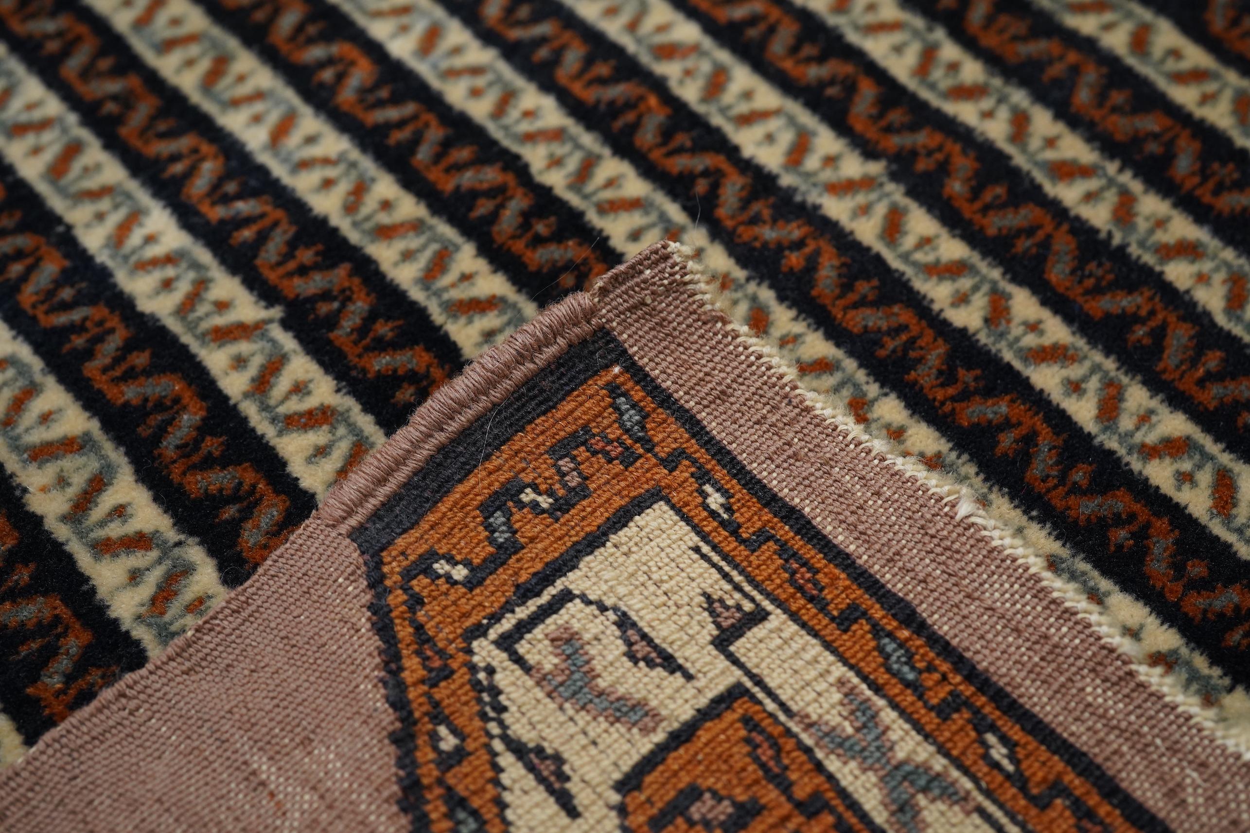 Alfombra Persa Ghouchan Vintage 3'9