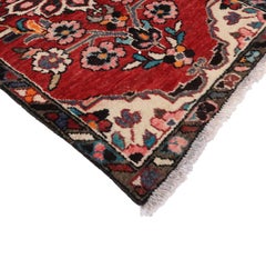 Vintage Persian Hamadan Accent Rug, Small Persian Rug