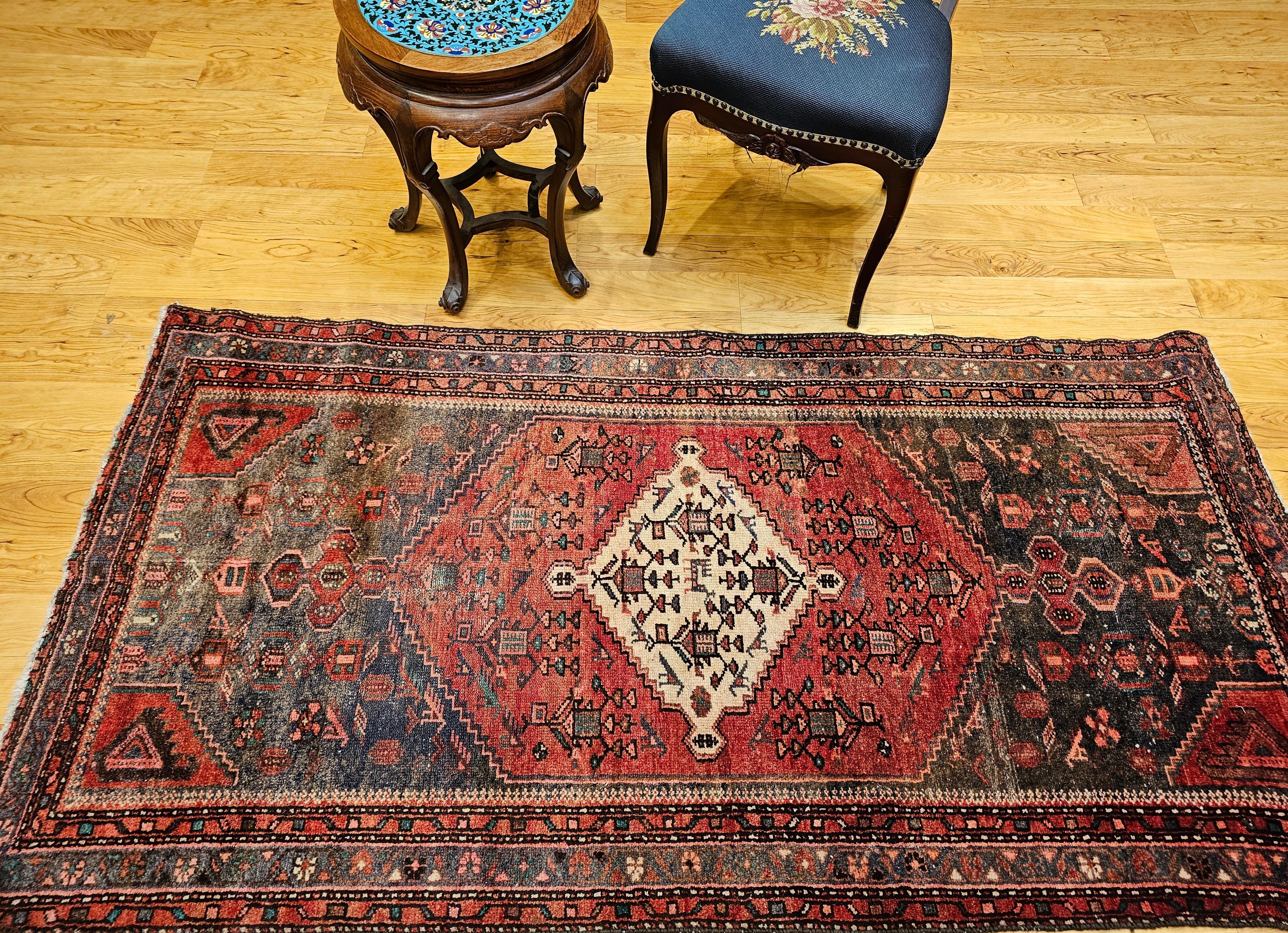 Altpersischer Hamadan-Teppich im Angebot 10
