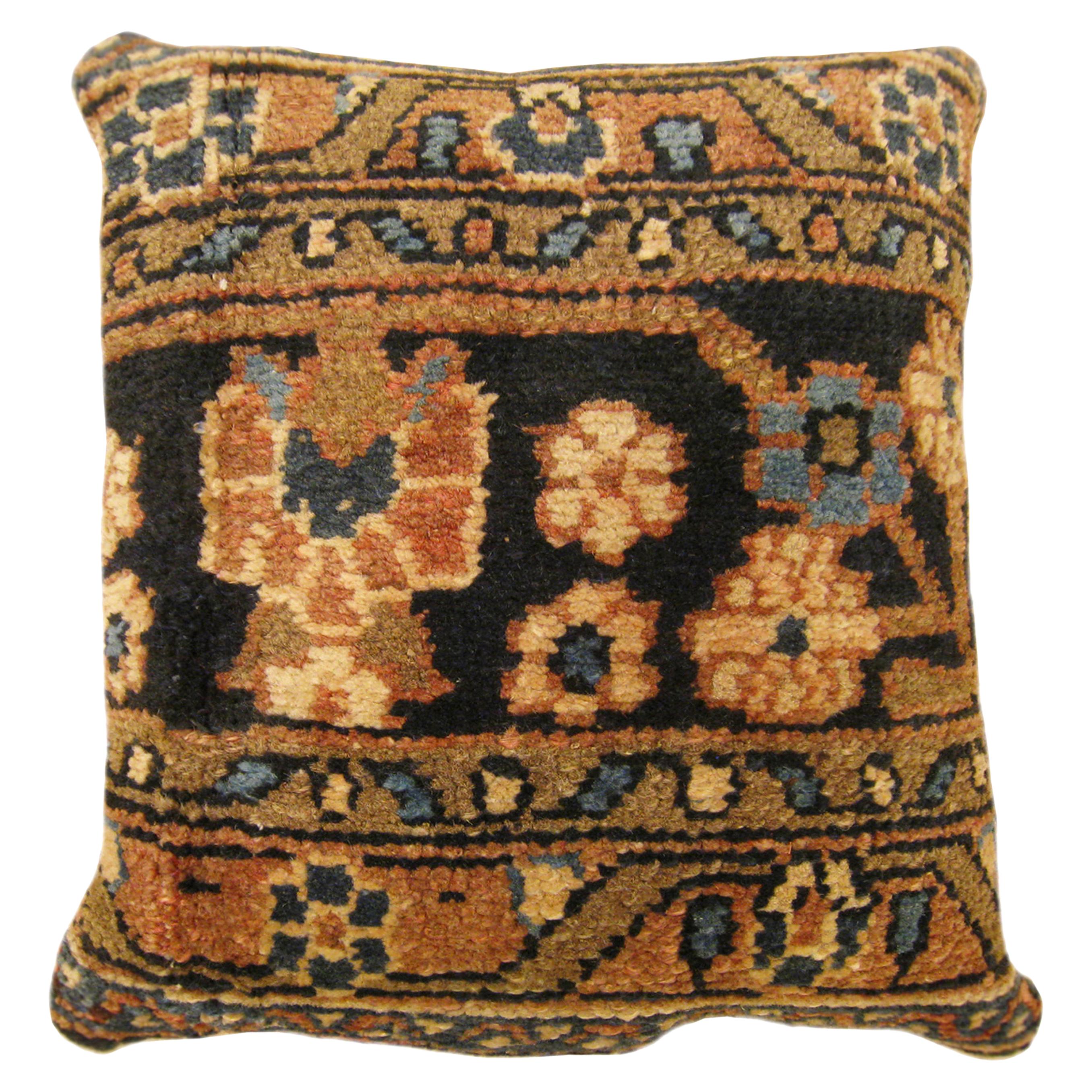 Vintage Persian Hamadan Decorative Oriental Carpet Pillow
