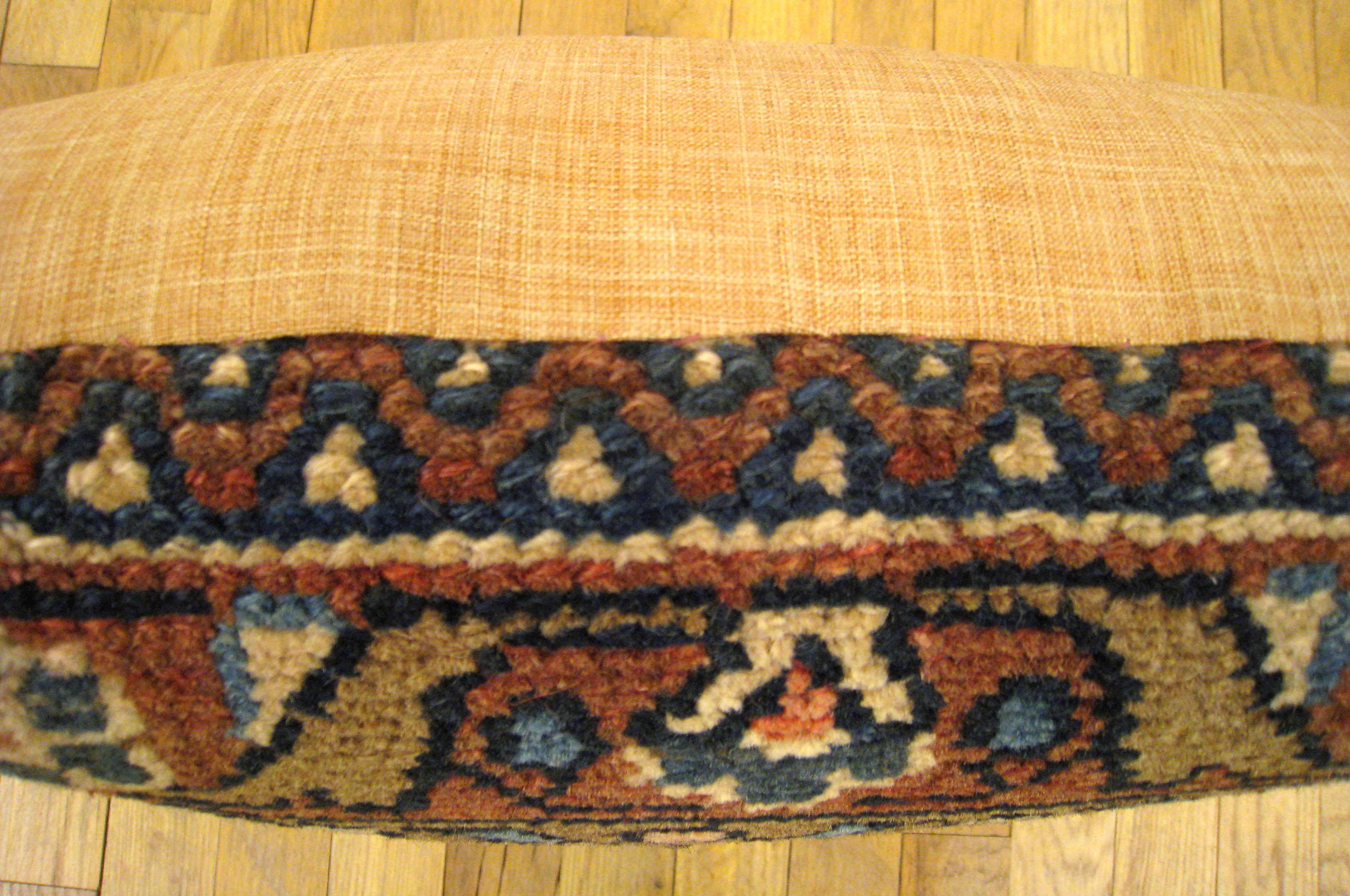 Mid-20th Century Vintage Persian Hamadan Decorative Oriental Carpet Pillow