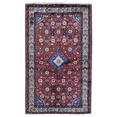Persischer, handgeknüpfter Orientteppich aus reiner Wolle, Hamadan, ausgezeichneter Zustand