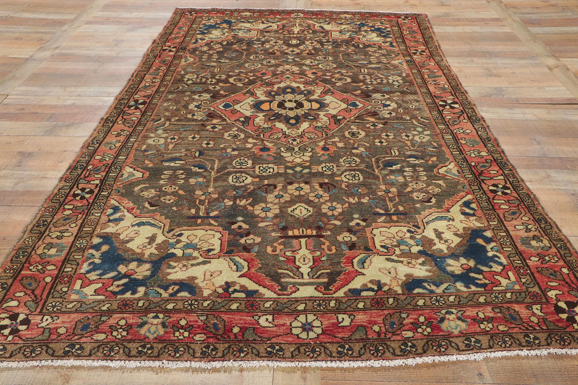 Laine Tapis persan vintage de la galerie Hamadan en vente