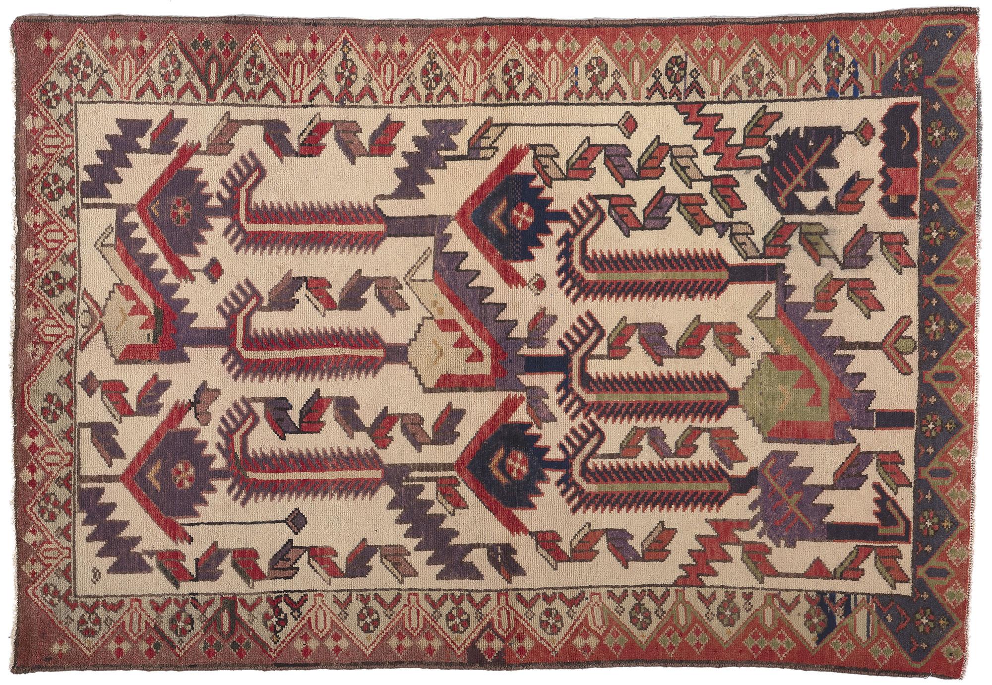 Persischer Hamadan Malayer-Teppich im Vintage-Stil im Angebot 4