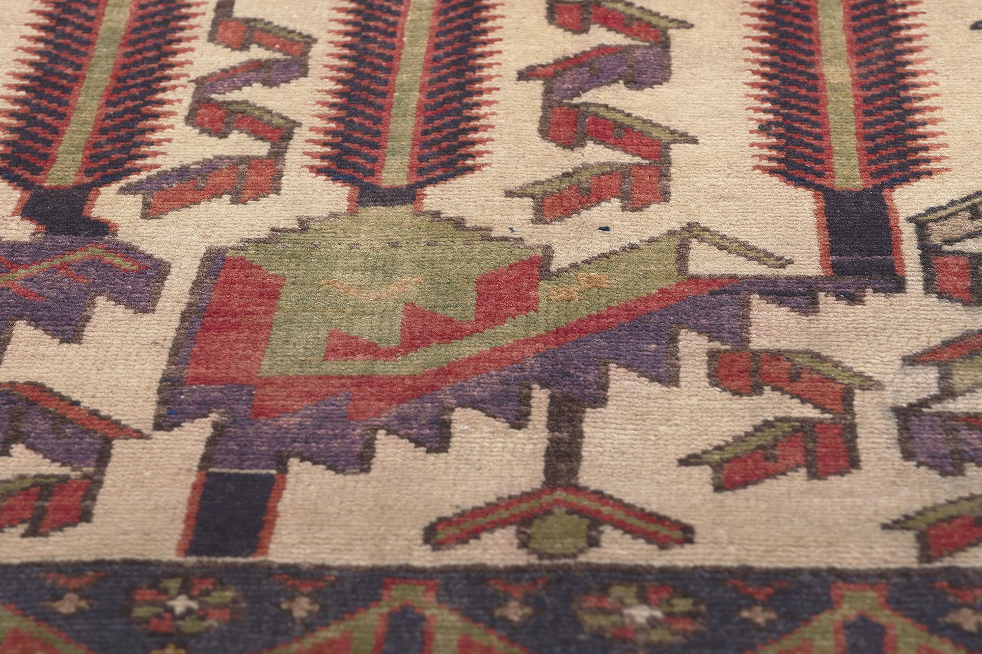 Persischer Hamadan Malayer-Teppich im Vintage-Stil (20. Jahrhundert) im Angebot