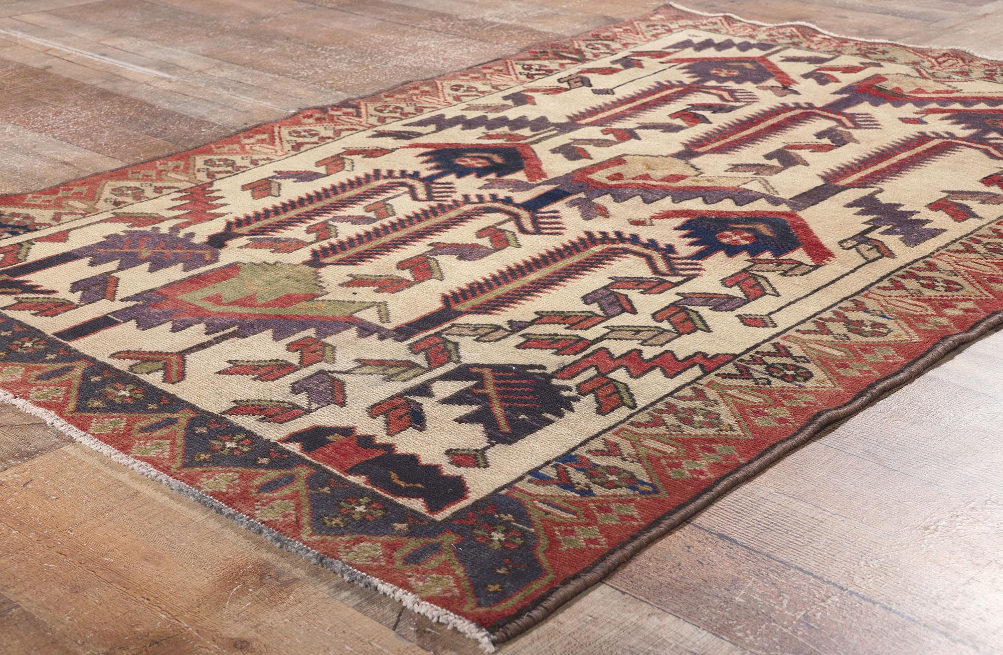 Persischer Hamadan Malayer-Teppich im Vintage-Stil im Angebot 1