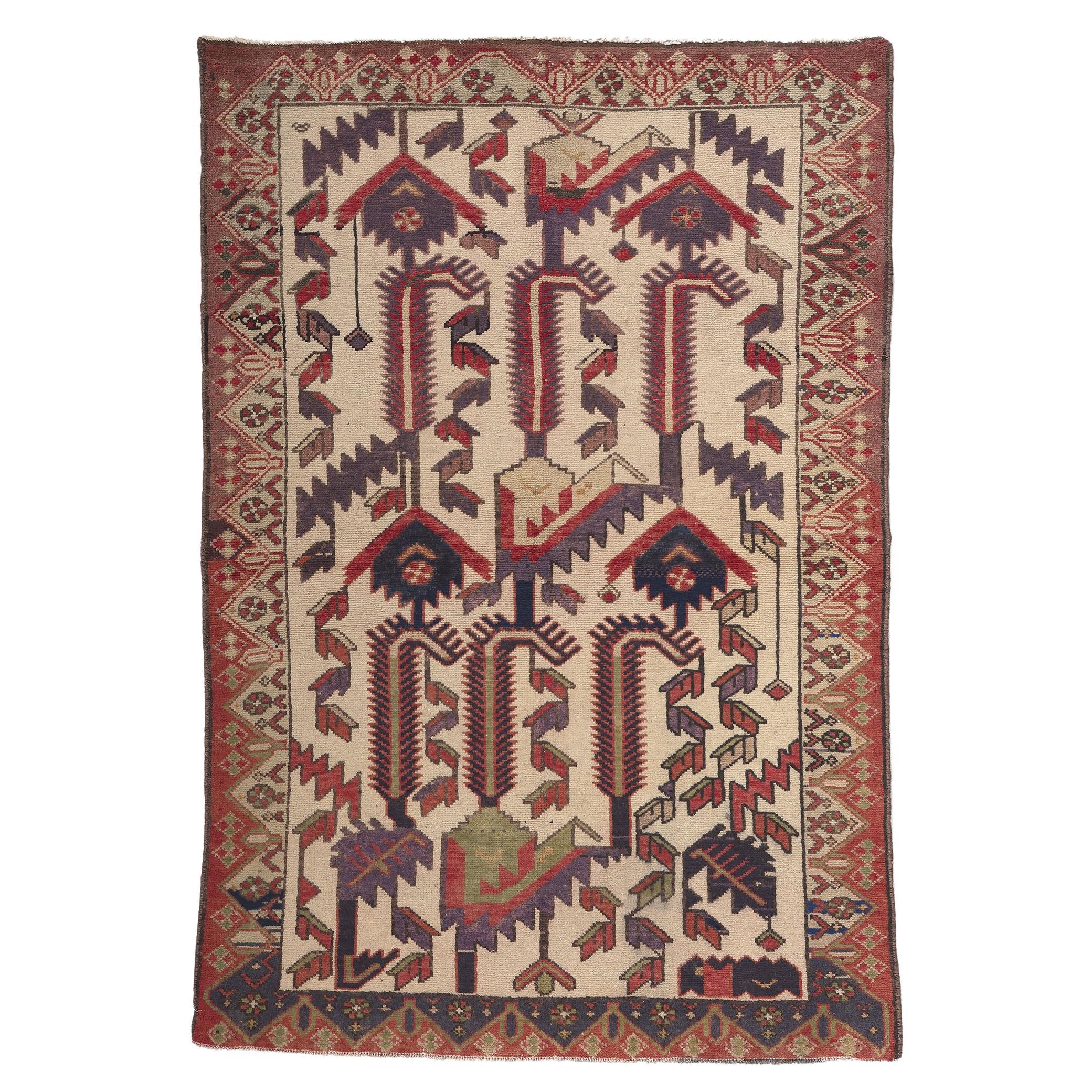 Vintage Persian Hamadan Malayer Carpet